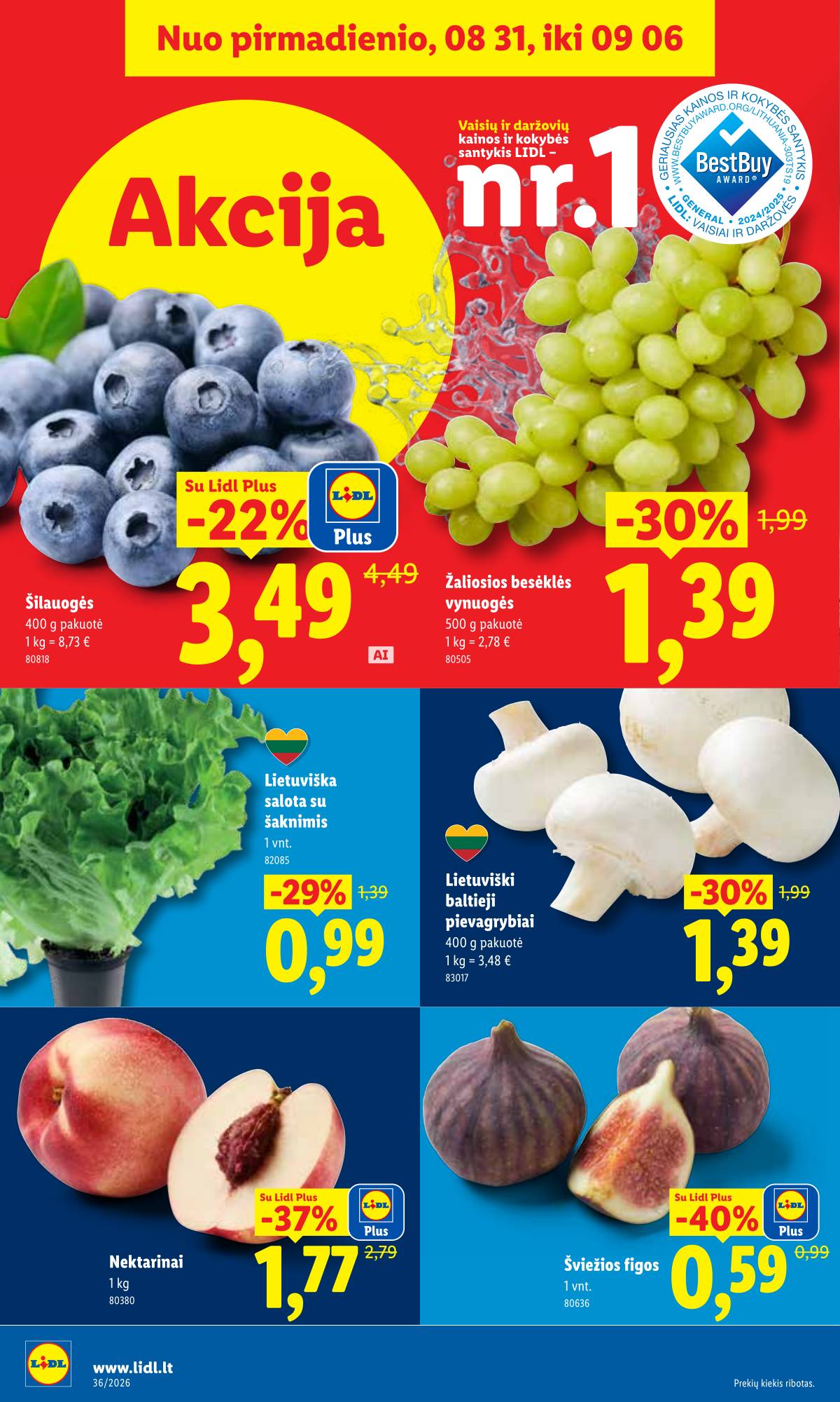 Lidl - LIDL SAVAITĖS Maisto prekių akcijų leidinys 4 puslapis