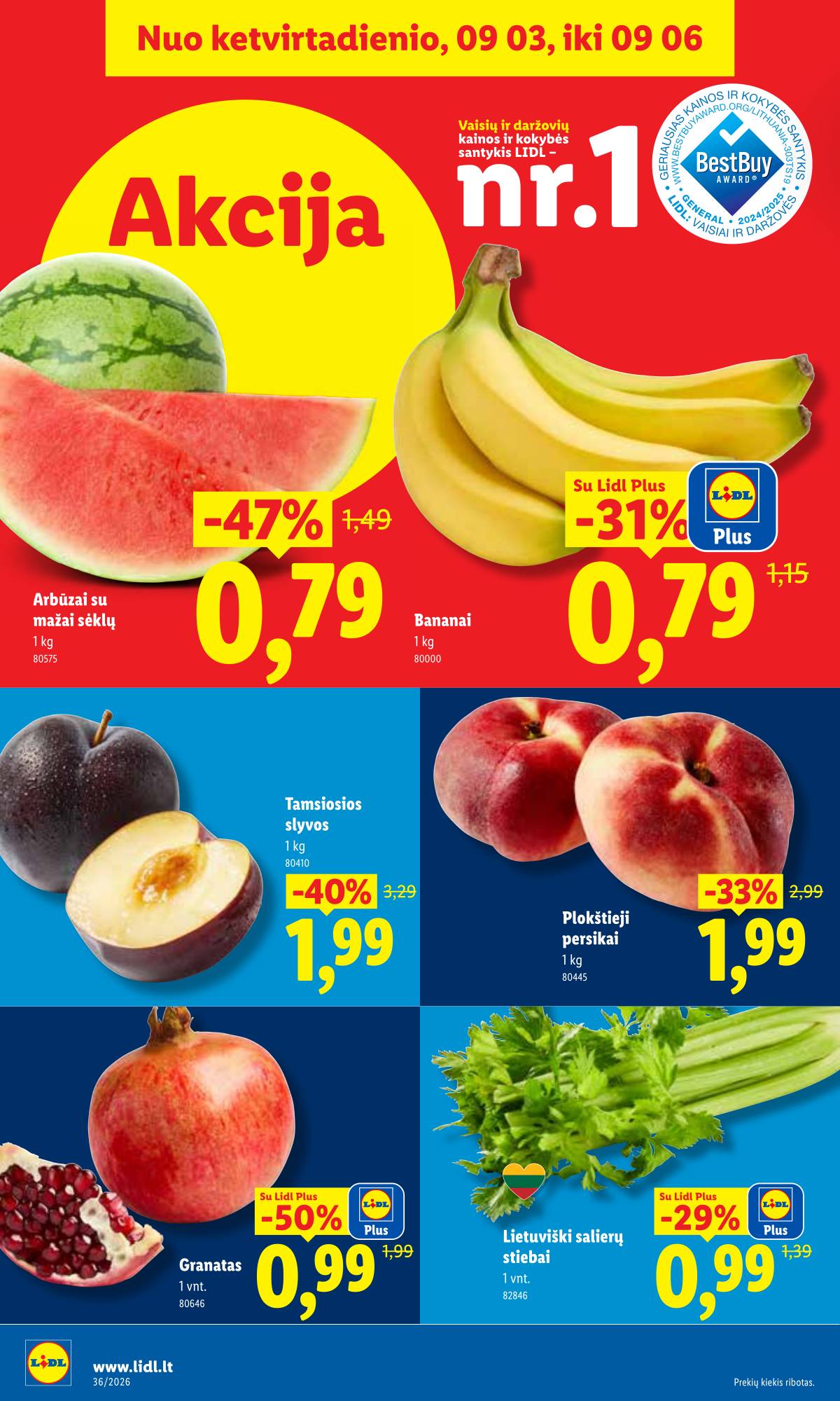 Lidl - LIDL SAVAITĖS Maisto prekių akcijų leidinys 40 puslapis