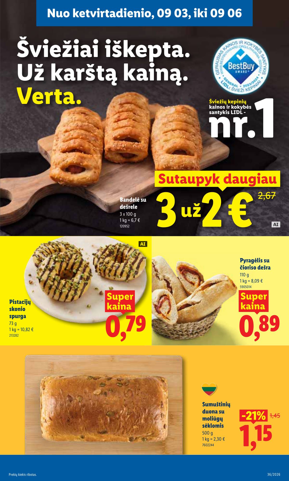 Lidl - LIDL SAVAITĖS Maisto prekių akcijų leidinys 41 puslapis