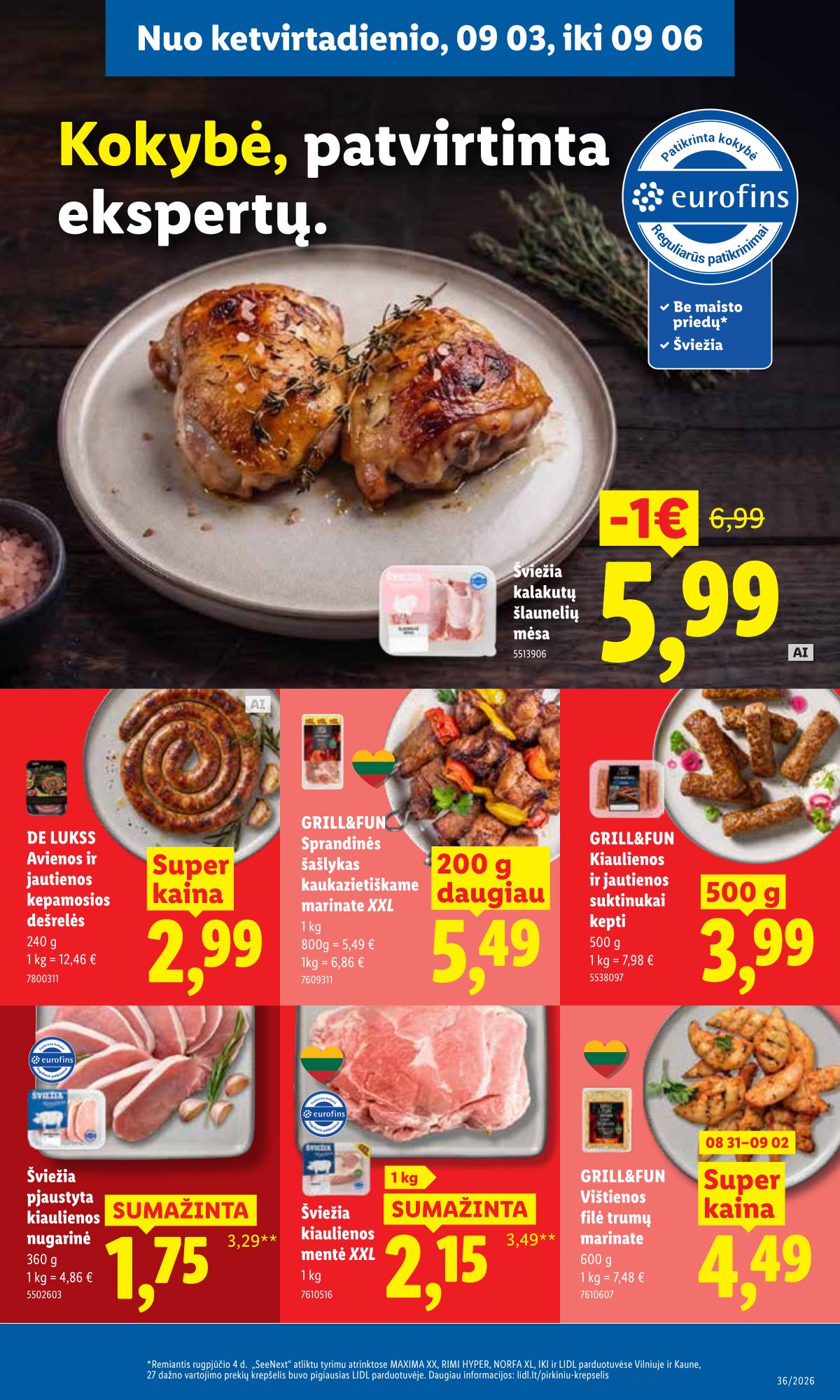 Lidl - LIDL SAVAITĖS Maisto prekių akcijų leidinys 43 puslapis
