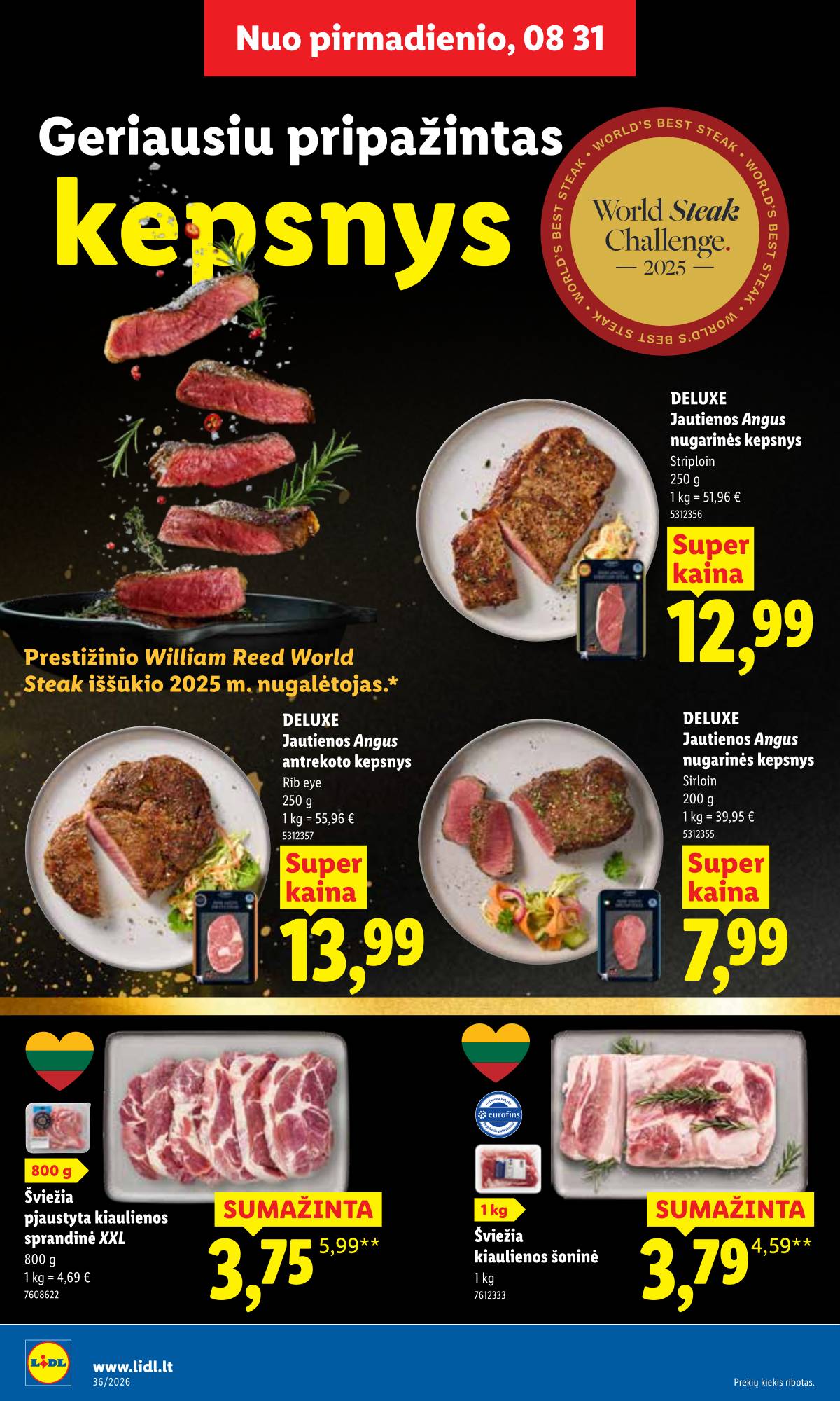 Lidl - LIDL SAVAITĖS Maisto prekių akcijų leidinys 8 puslapis