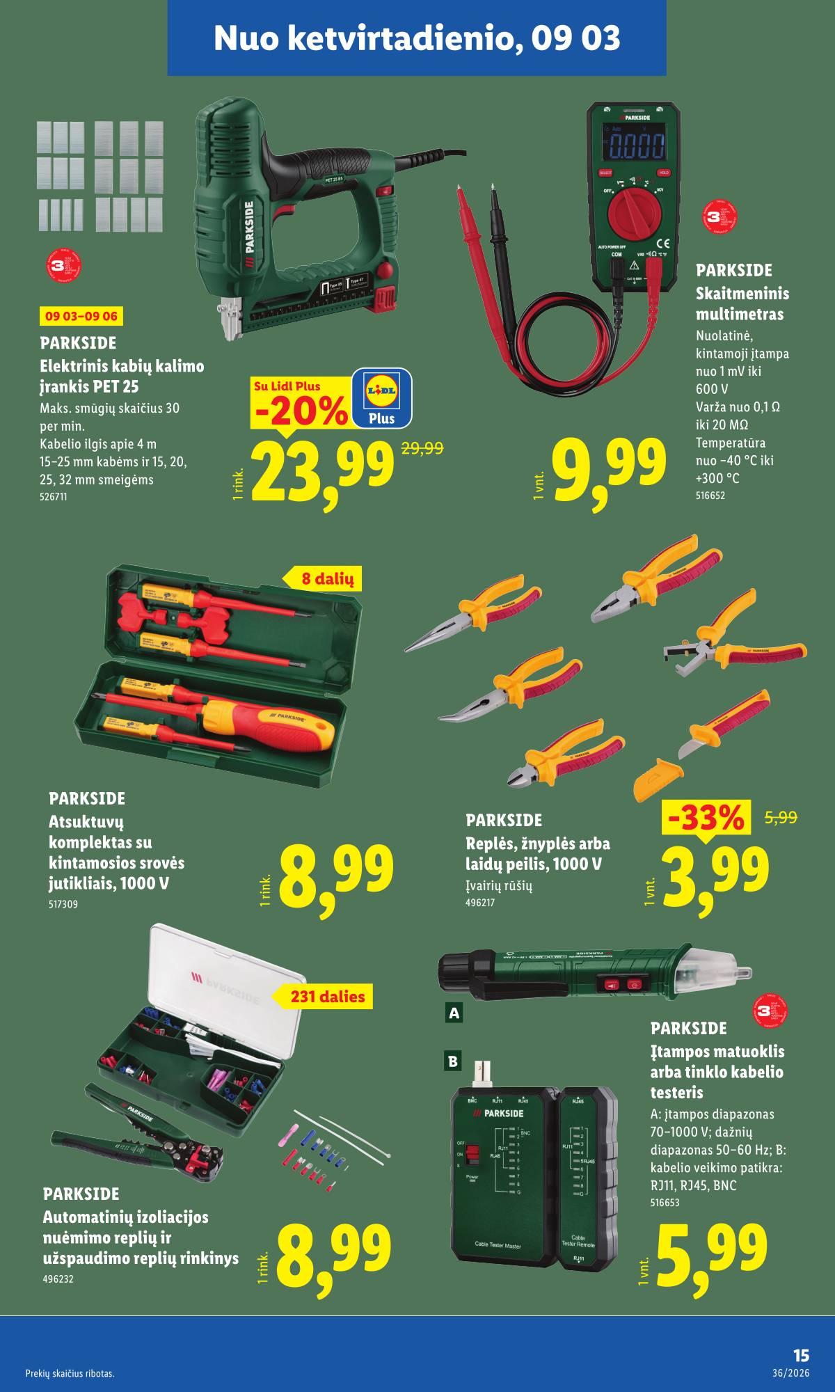 Lidl - LIDL Ne maisto prekių akcijų leidinys 15 puslapis