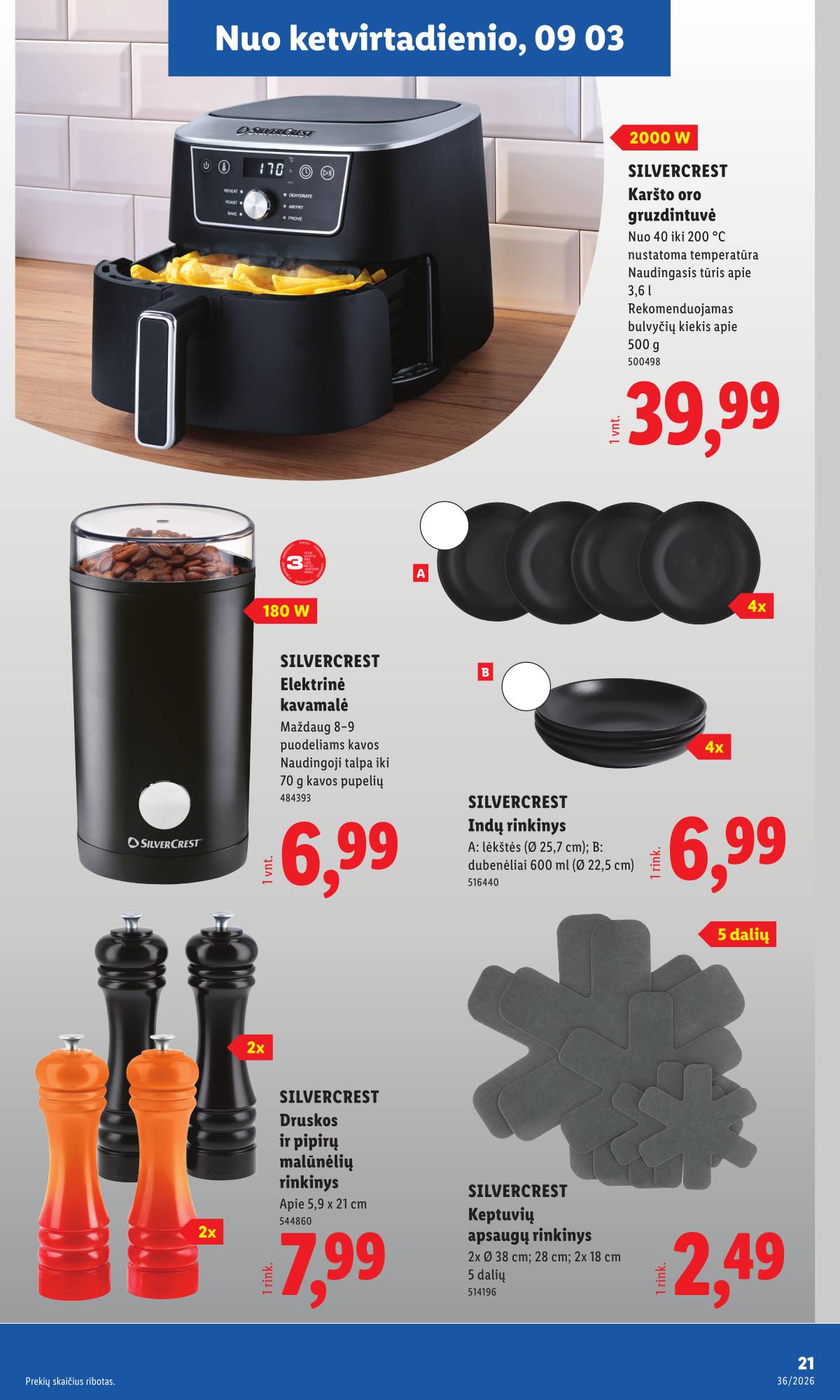 Lidl - LIDL Ne maisto prekių akcijų leidinys 21 puslapis