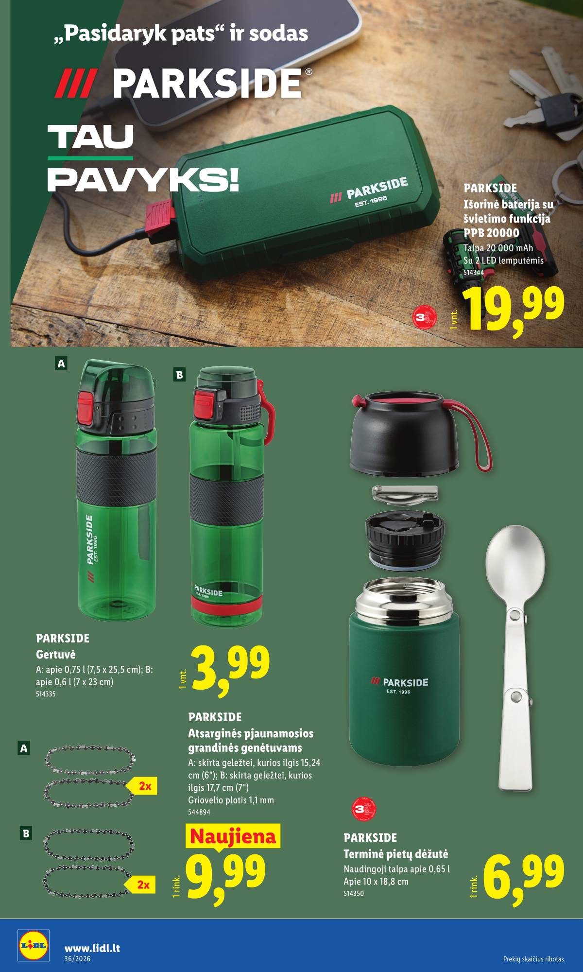 Lidl - LIDL Ne maisto prekių akcijų leidinys 8 puslapis