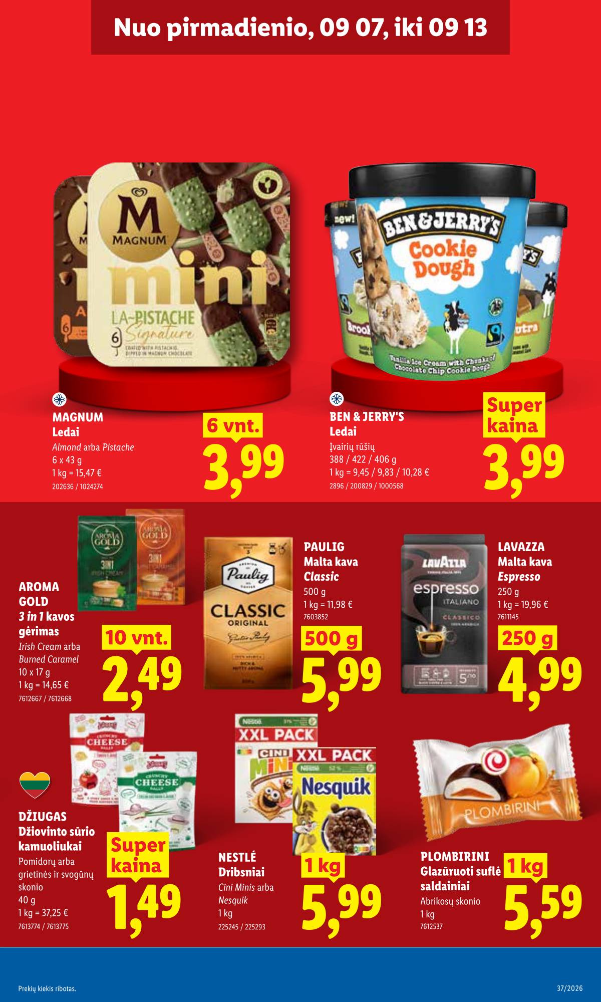 Lidl - LIDL SAVAITĖS Maisto prekių akcijų leidinys 11 puslapis