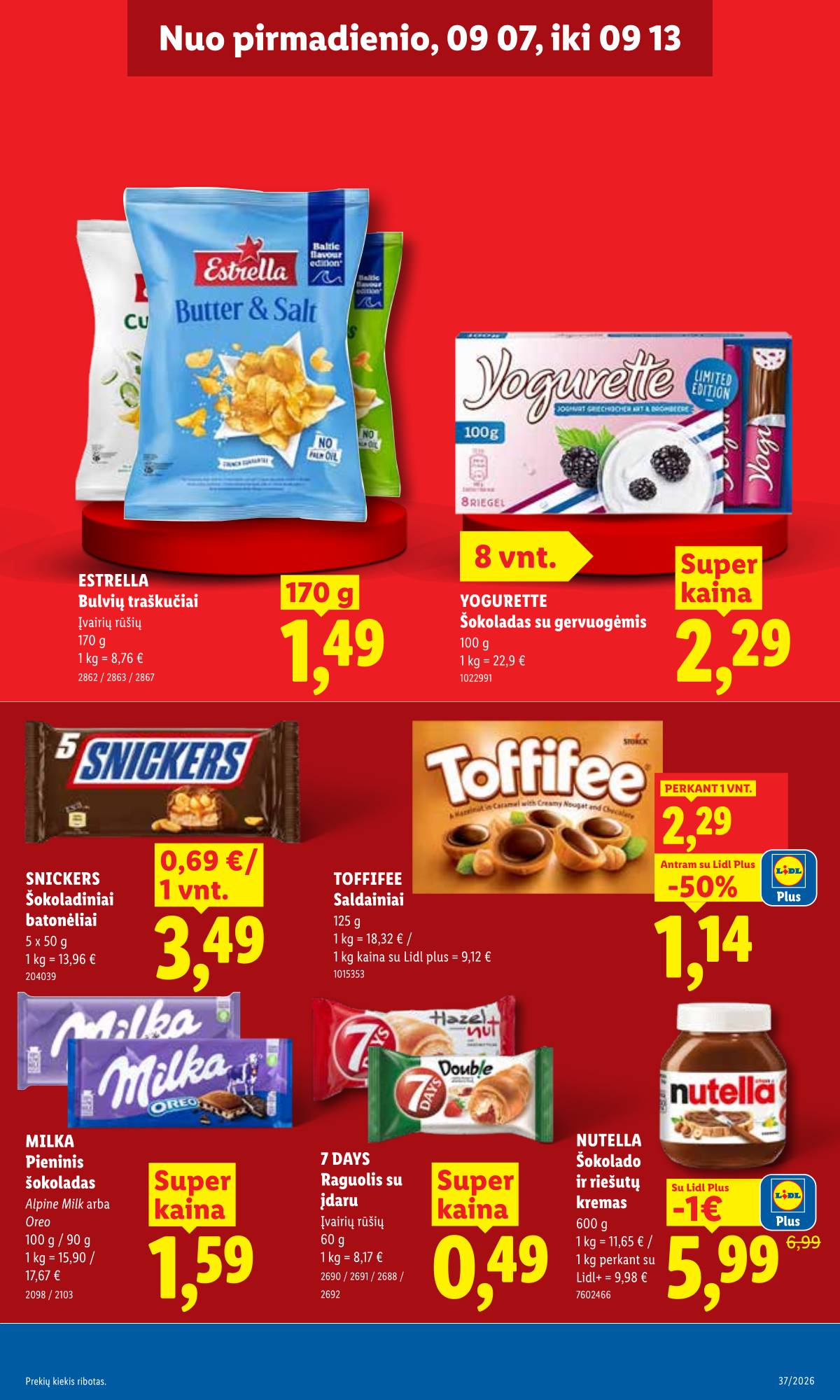 Lidl - LIDL SAVAITĖS Maisto prekių akcijų leidinys 13 puslapis