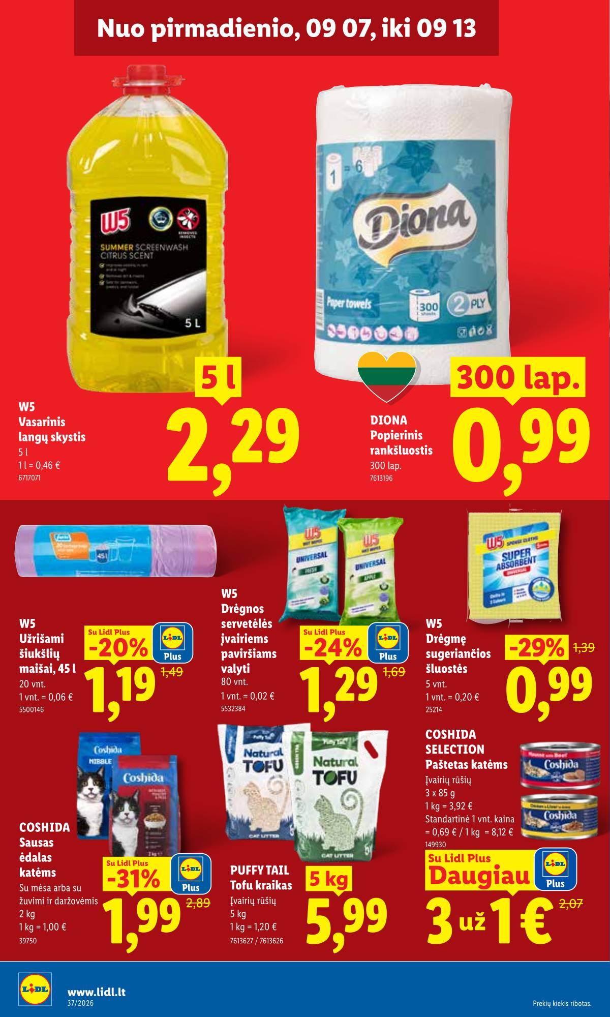 Lidl - LIDL SAVAITĖS Maisto prekių akcijų leidinys 16 puslapis