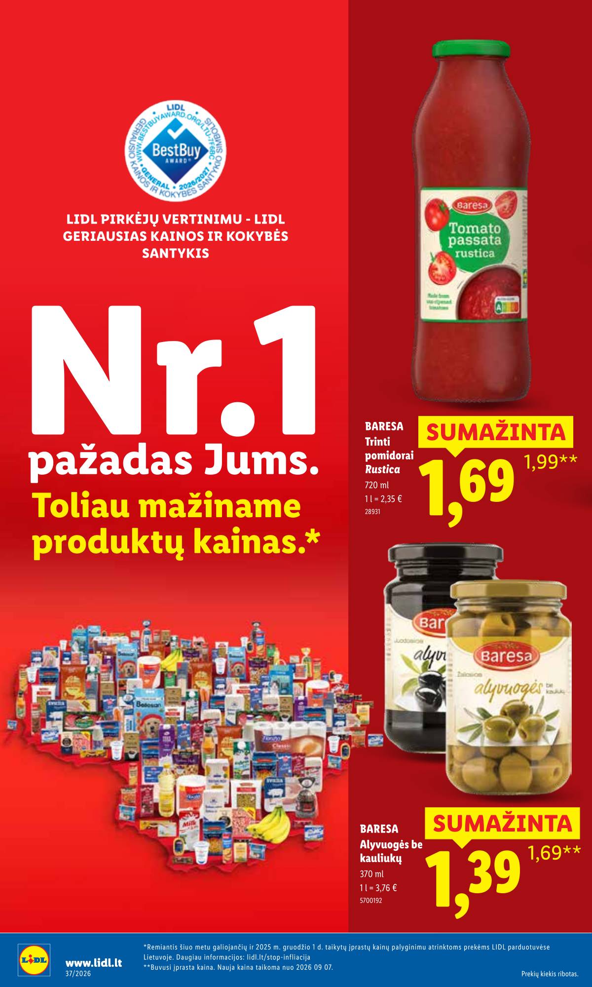 Lidl - LIDL SAVAITĖS Maisto prekių akcijų leidinys 18 puslapis