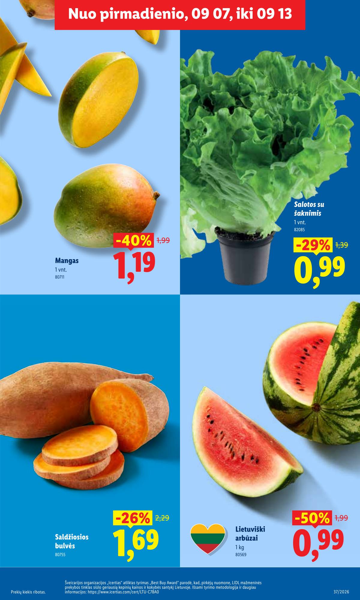 Lidl - LIDL SAVAITĖS Maisto prekių akcijų leidinys 3 puslapis