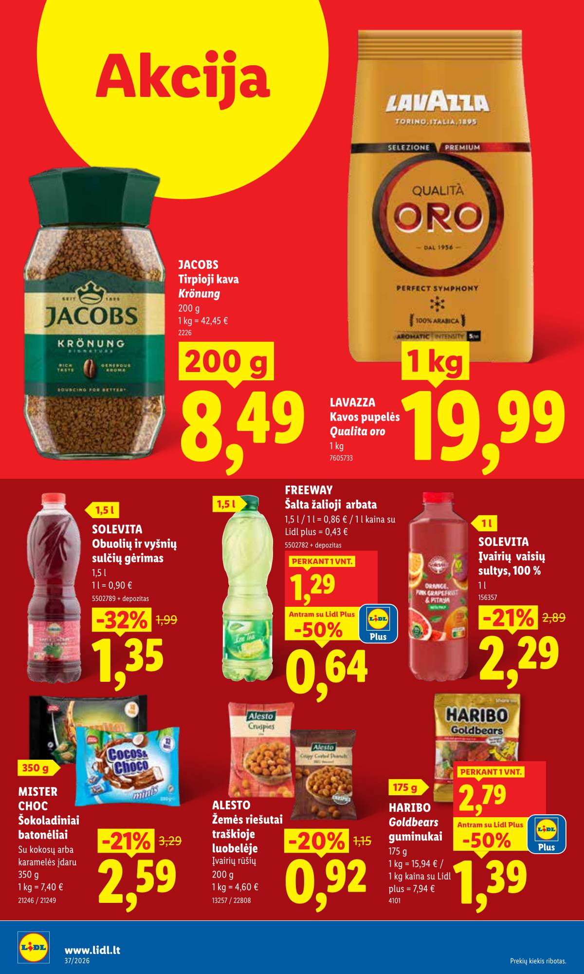 Lidl - LIDL SAVAITĖS Maisto prekių akcijų leidinys 30 puslapis