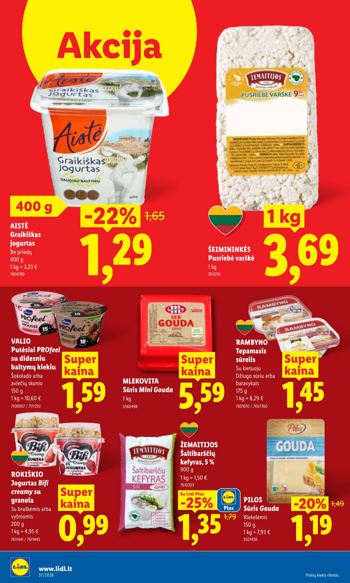 Lidl - LIDL SAVAITĖS Maisto prekių akcijų leidinys 32 puslapis
