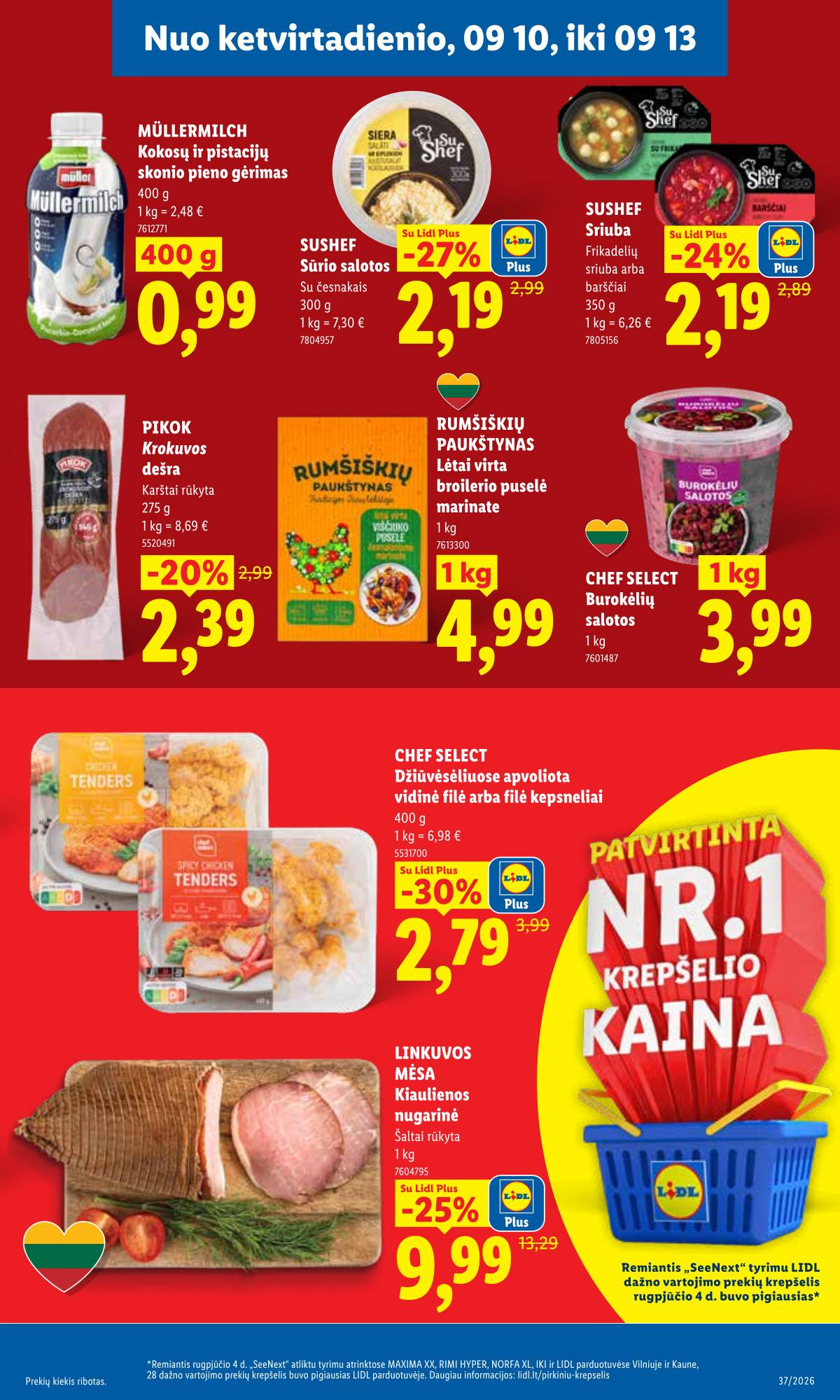Lidl - LIDL SAVAITĖS Maisto prekių akcijų leidinys 33 puslapis