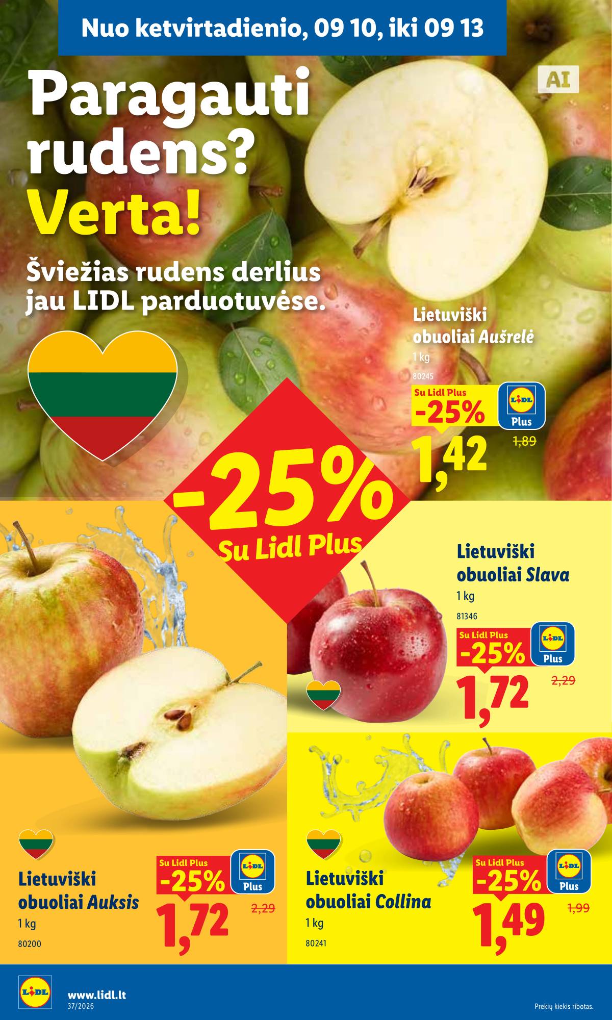Lidl - LIDL SAVAITĖS Maisto prekių akcijų leidinys 40 puslapis