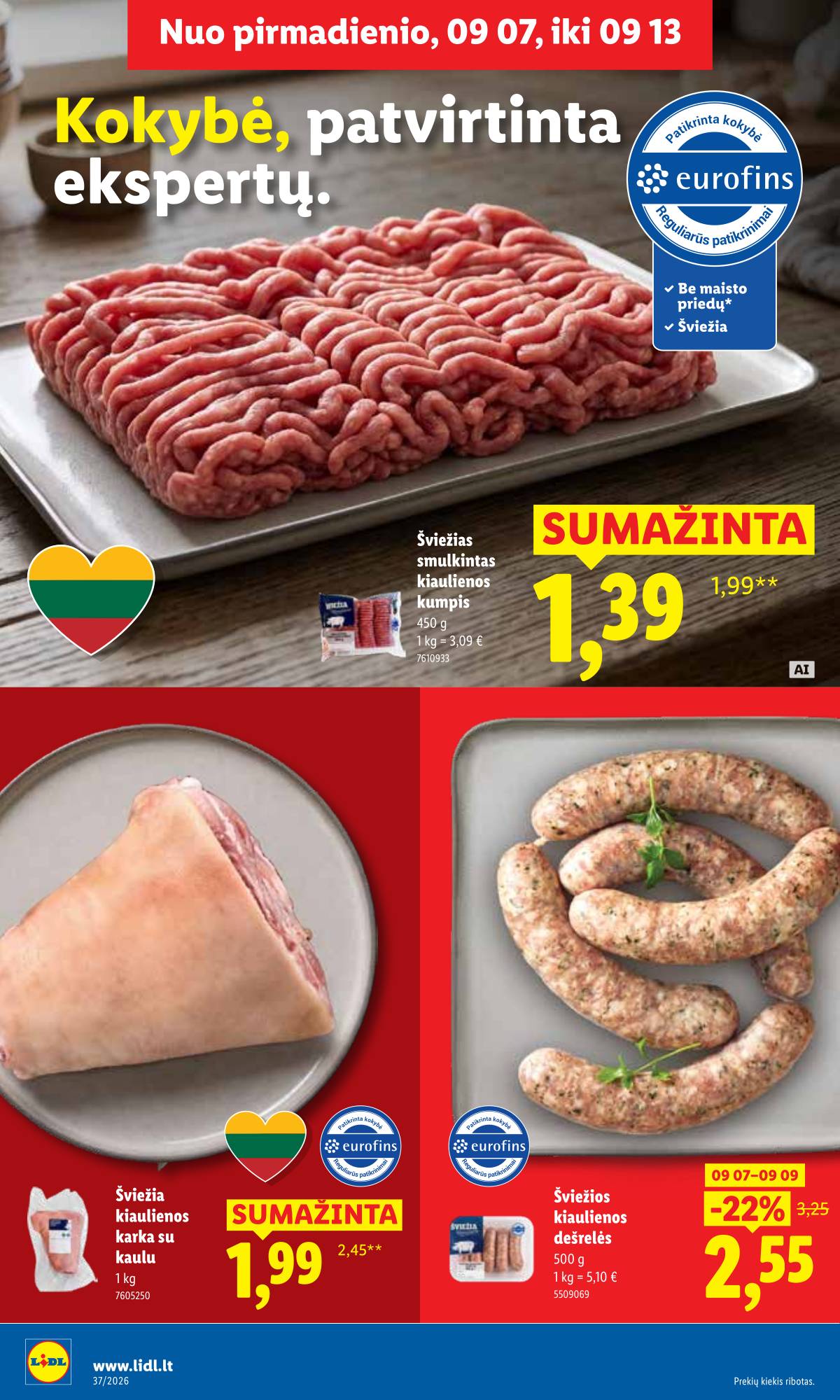 Lidl - LIDL SAVAITĖS Maisto prekių akcijų leidinys 5 puslapis