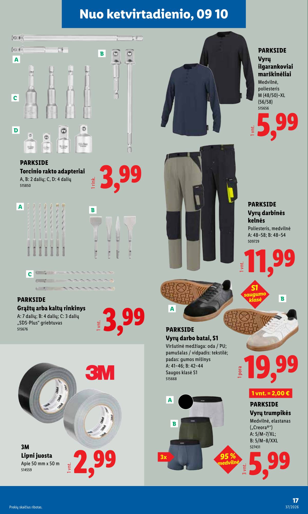 Lidl - LIDL Ne maisto prekių akcijų leidinys 17 puslapis