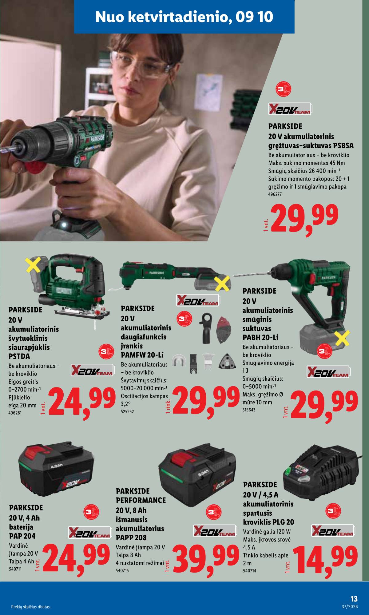 Lidl - LIDL Ne maisto prekių akcijų leidinys 13 puslapis