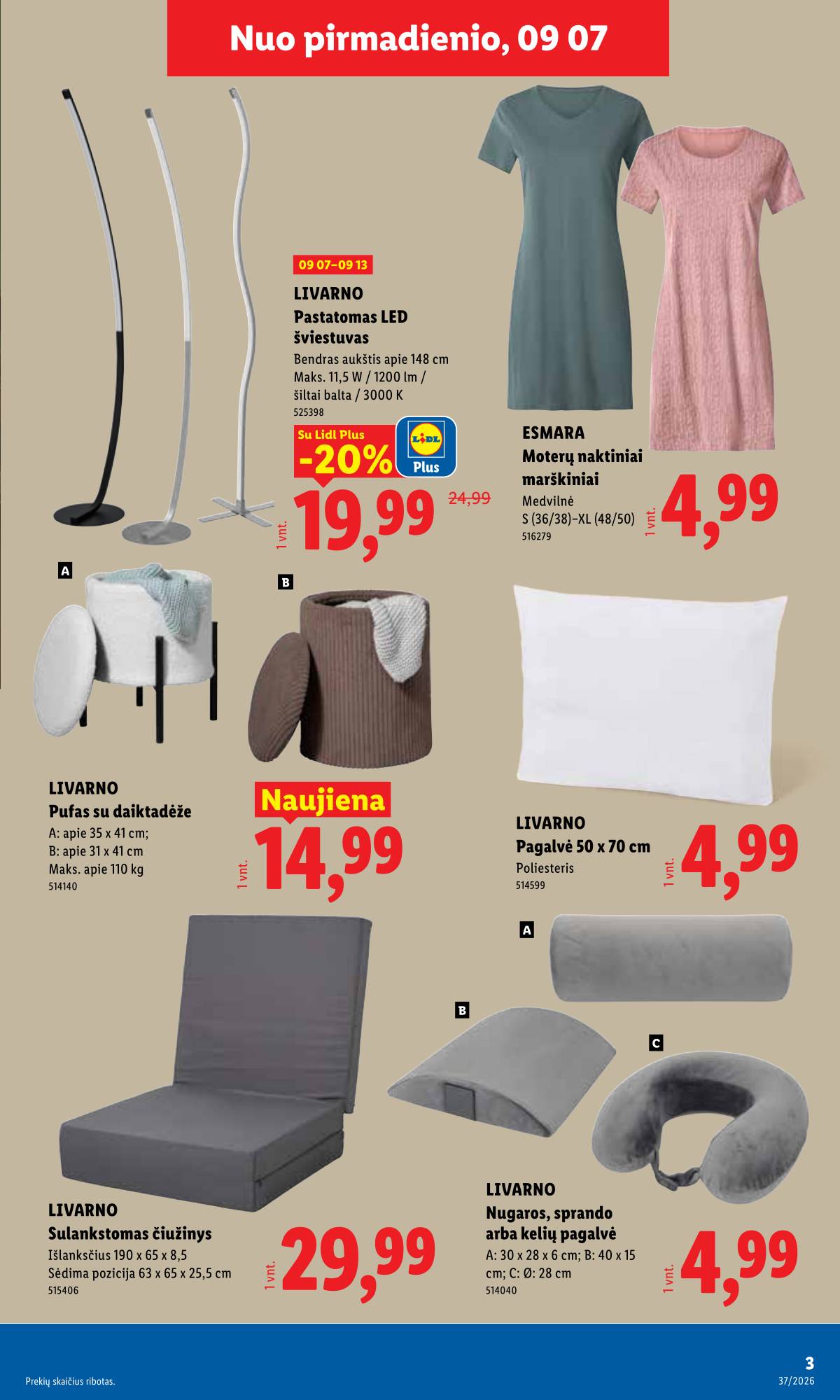 Lidl - LIDL Ne maisto prekių akcijų leidinys 3 puslapis
