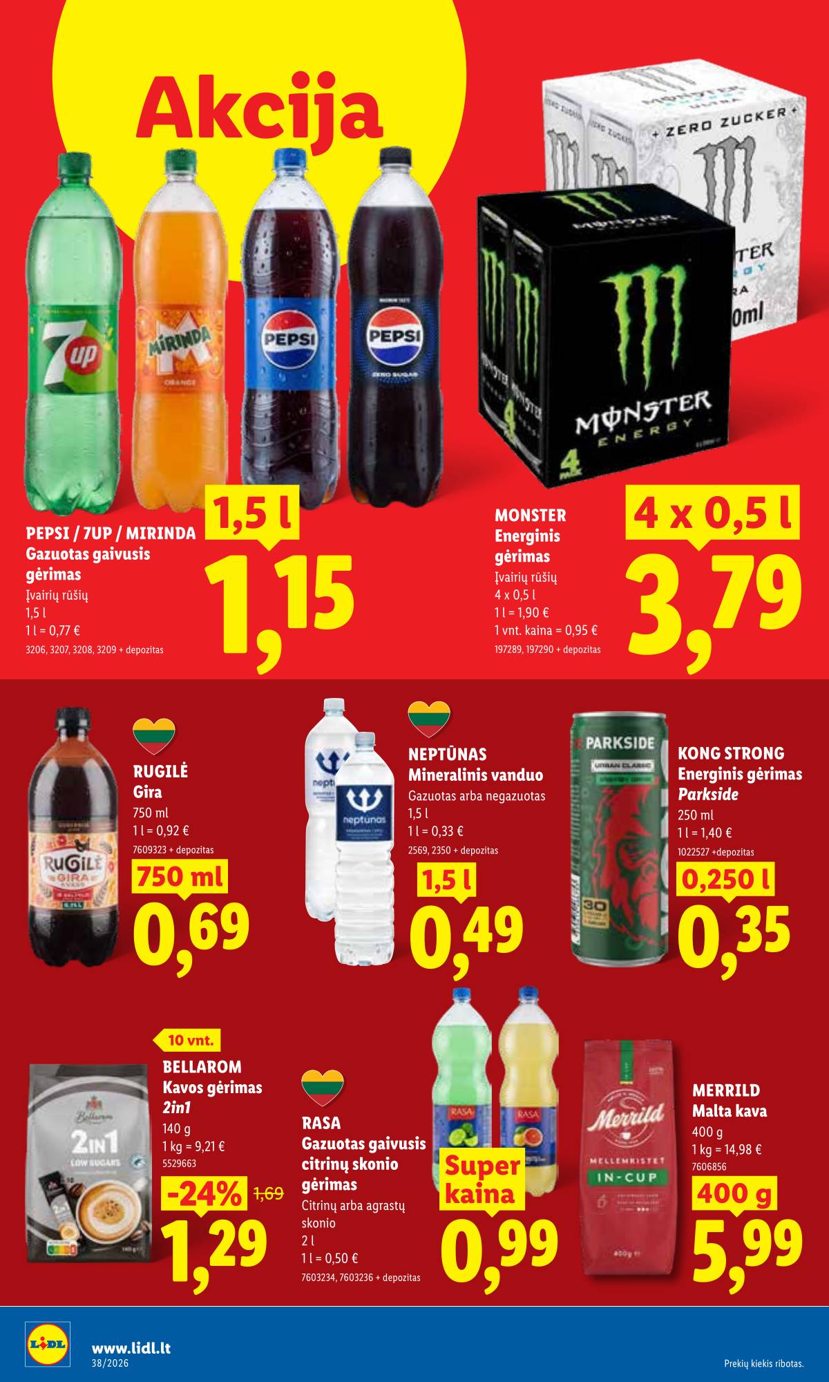 Lidl - LIDL SAVAITĖS Maisto prekių akcijų leidinys 14 puslapis
