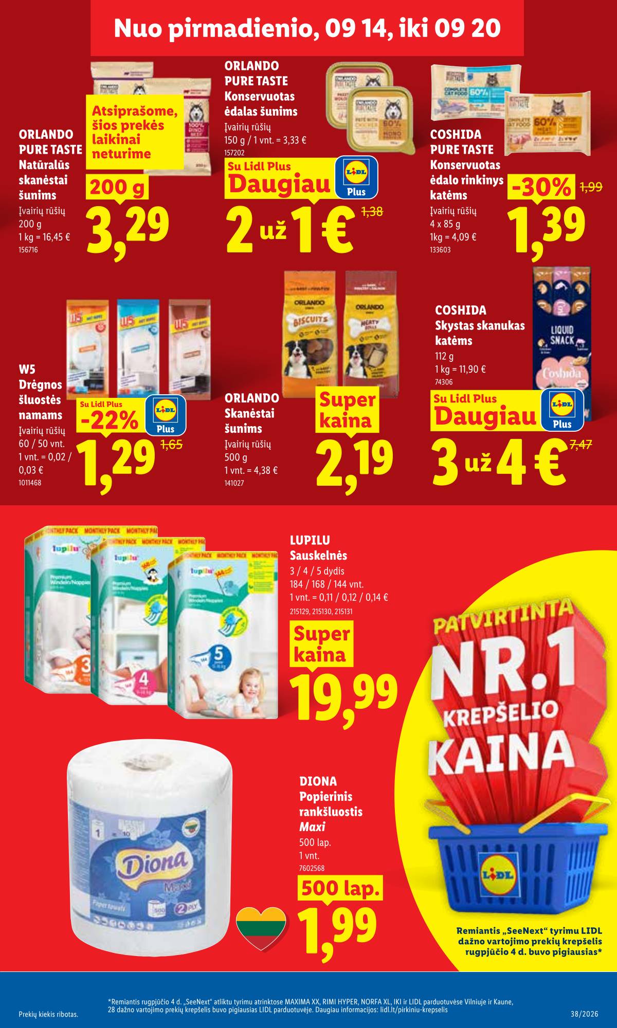 Lidl - LIDL SAVAITĖS Maisto prekių akcijų leidinys 15 puslapis