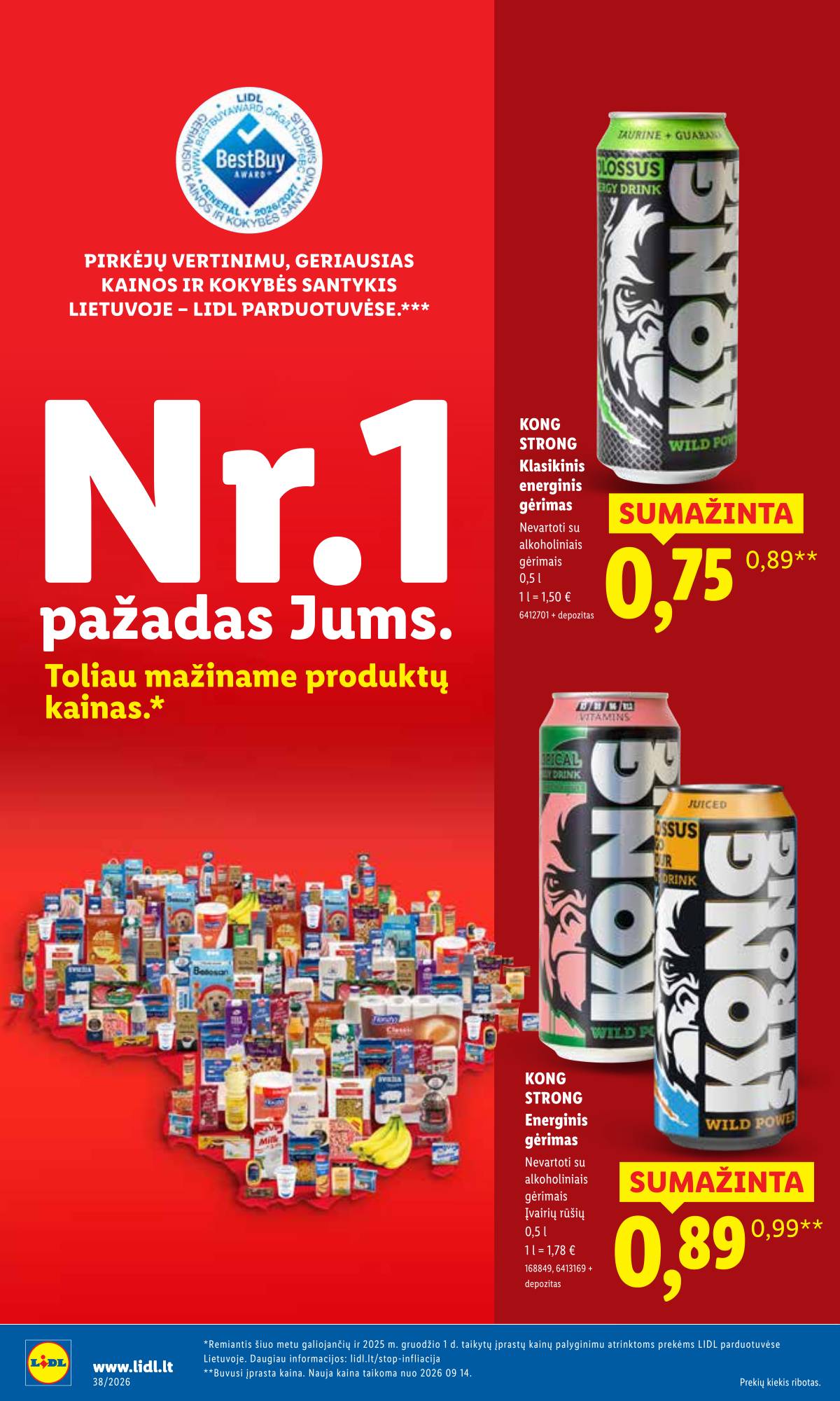 Lidl - LIDL SAVAITĖS Maisto prekių akcijų leidinys 18 puslapis