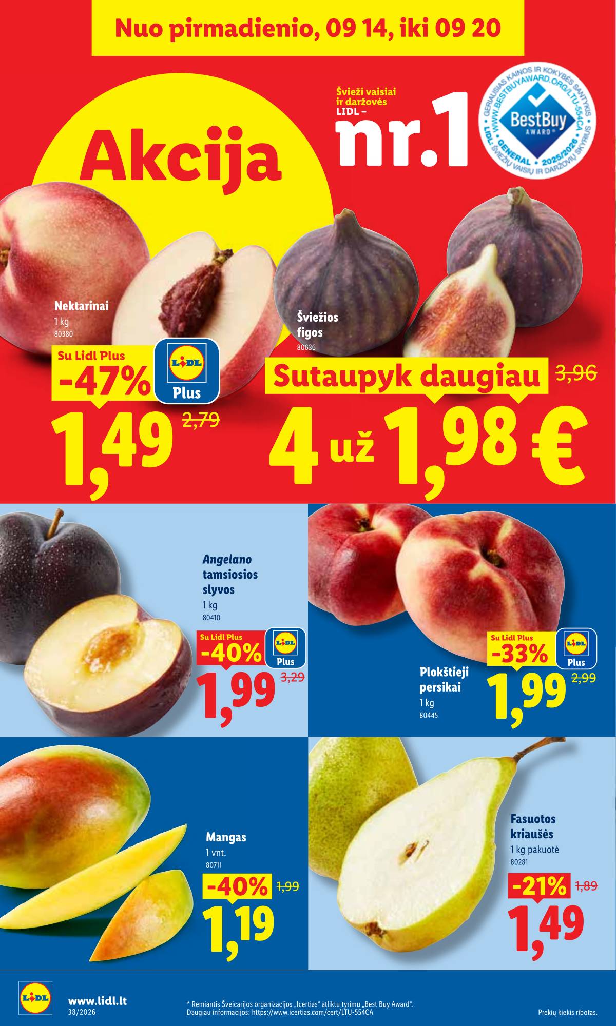 Lidl - LIDL SAVAITĖS Maisto prekių akcijų leidinys 2 puslapis