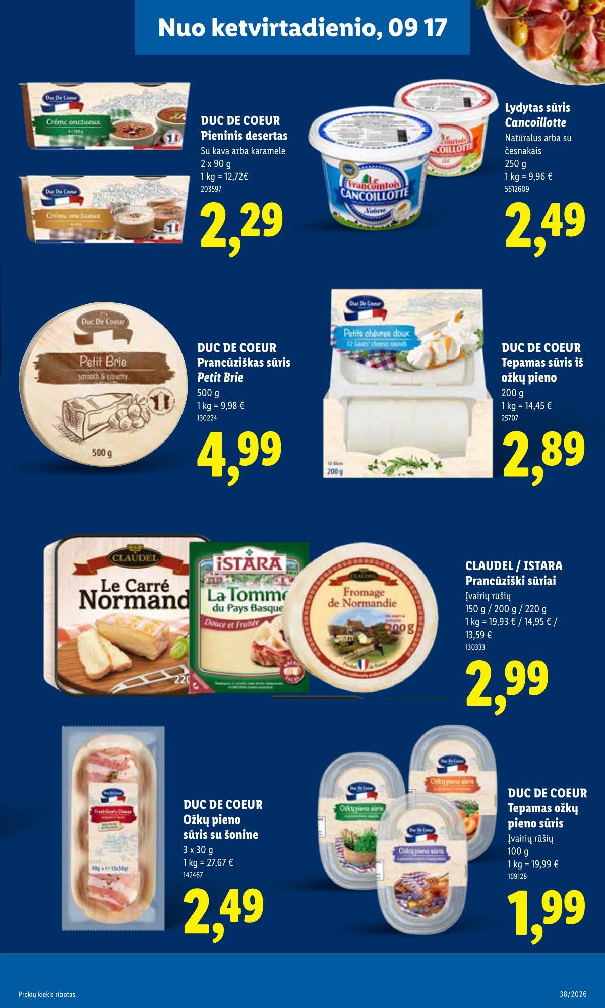 Lidl - LIDL SAVAITĖS Maisto prekių akcijų leidinys 23 puslapis