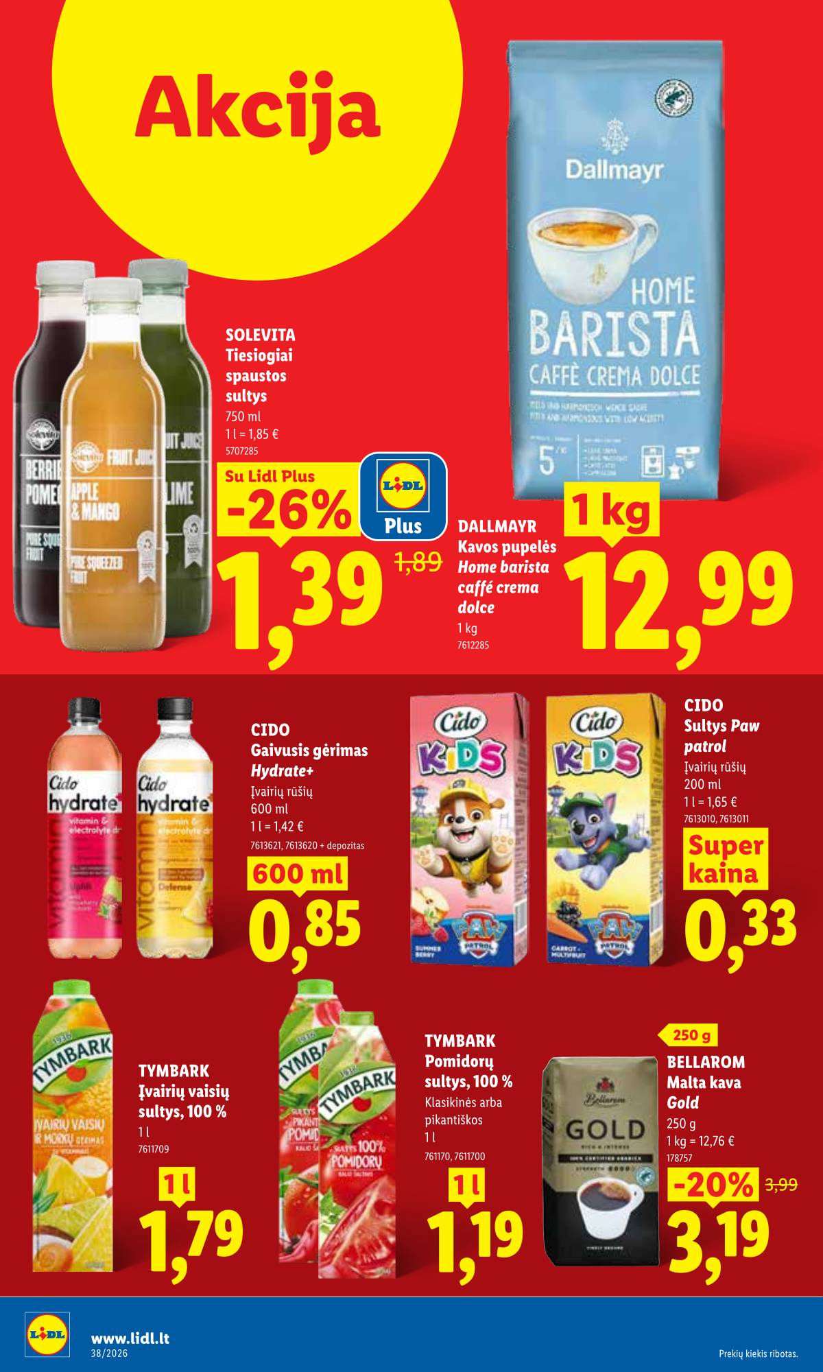 Lidl - LIDL SAVAITĖS Maisto prekių akcijų leidinys 26 puslapis