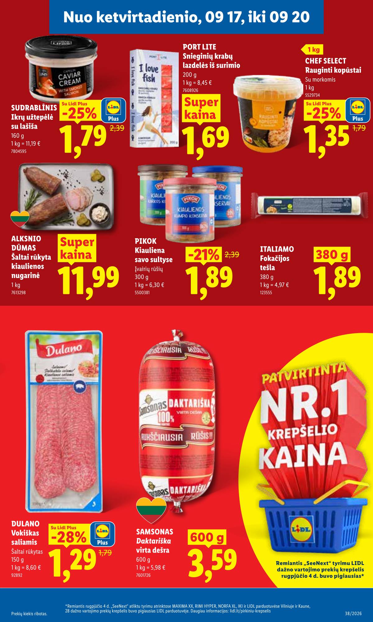 Lidl - LIDL SAVAITĖS Maisto prekių akcijų leidinys 29 puslapis