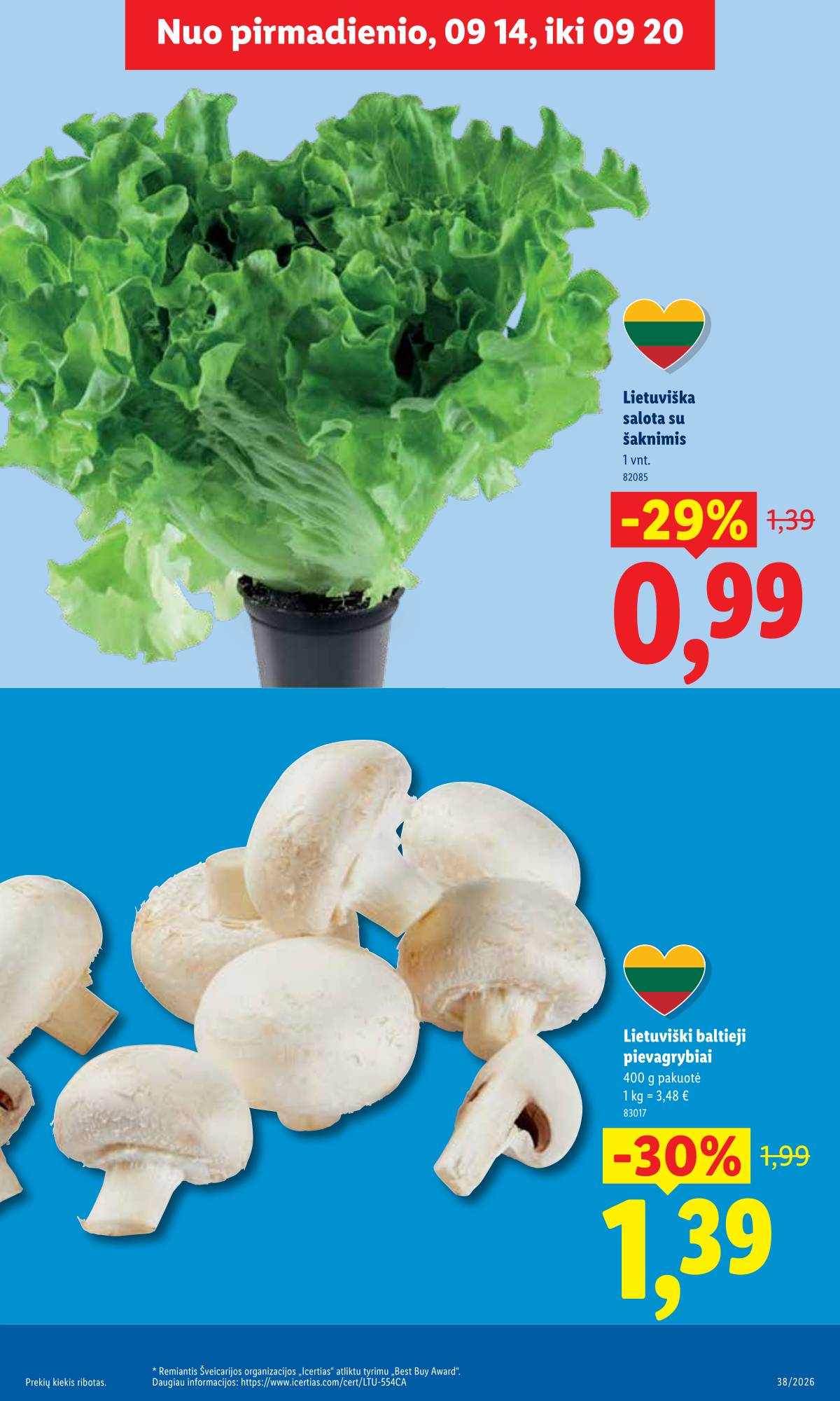 Lidl - LIDL SAVAITĖS Maisto prekių akcijų leidinys 3 puslapis
