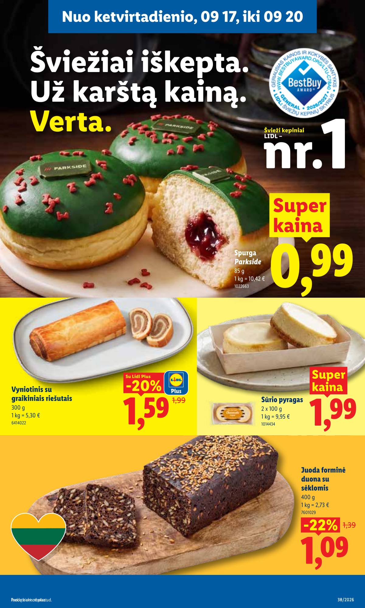 Lidl - LIDL SAVAITĖS Maisto prekių akcijų leidinys 39 puslapis