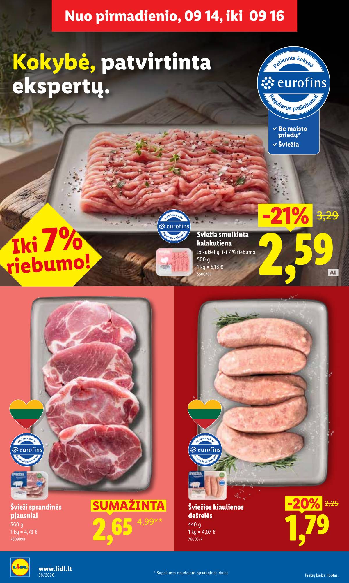 Lidl - LIDL SAVAITĖS Maisto prekių akcijų leidinys 6 puslapis