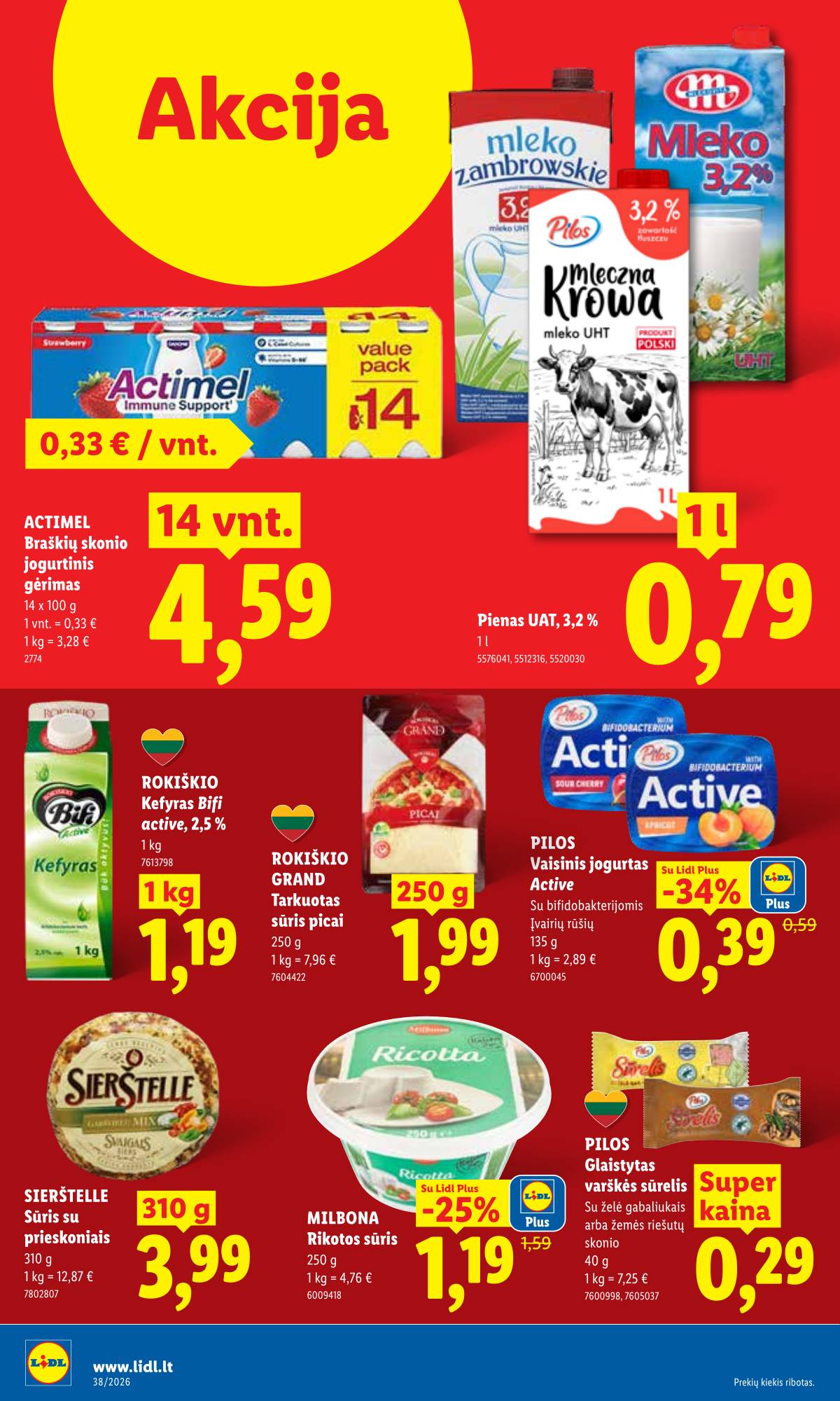 Lidl - LIDL SAVAITĖS Maisto prekių akcijų leidinys 8 puslapis