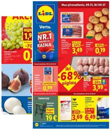 Lidl - LIDL SAVAITĖS Maisto prekių akcijų leidinys 2026-09-21 – 2026-09-27