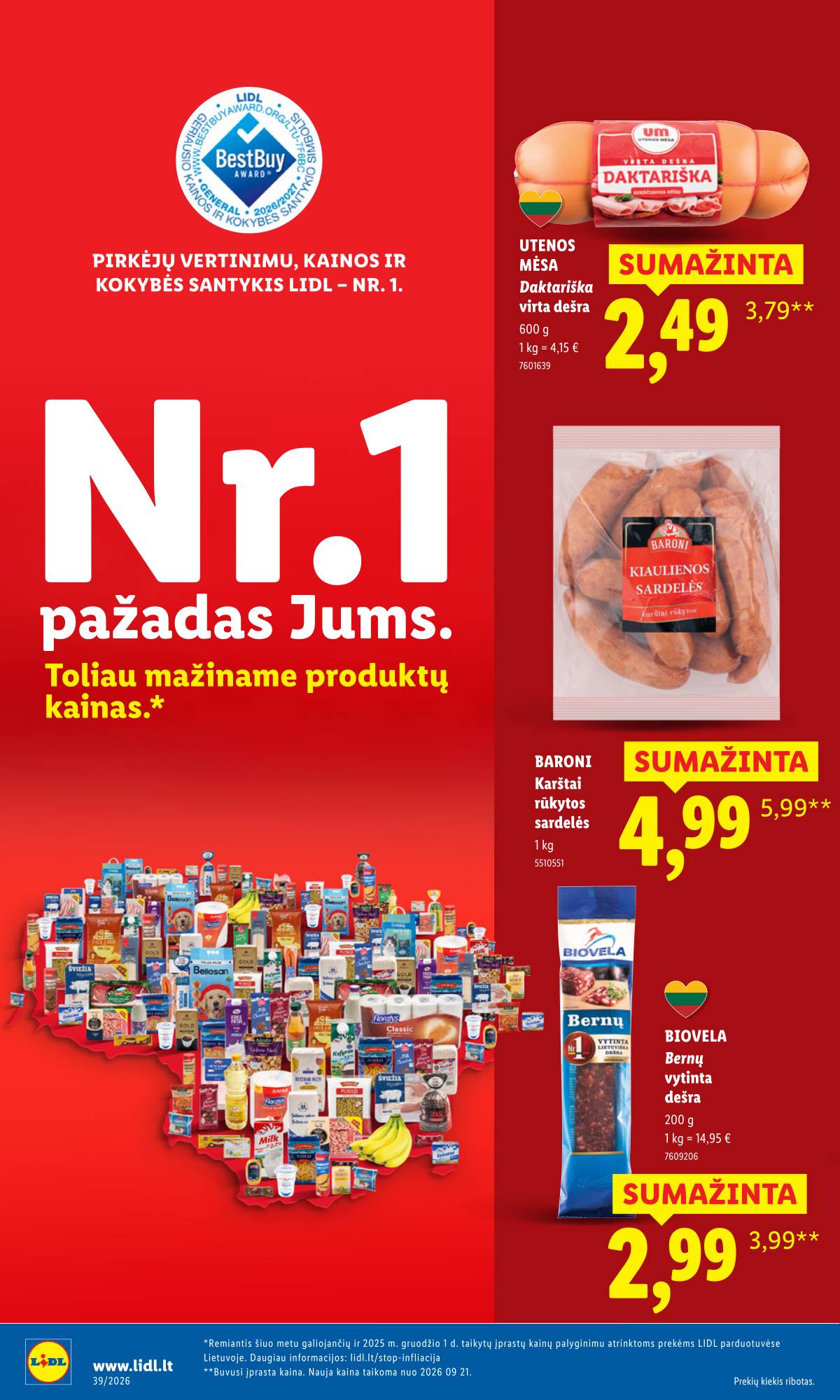 Lidl - LIDL SAVAITĖS Maisto prekių akcijų leidinys 12 puslapis