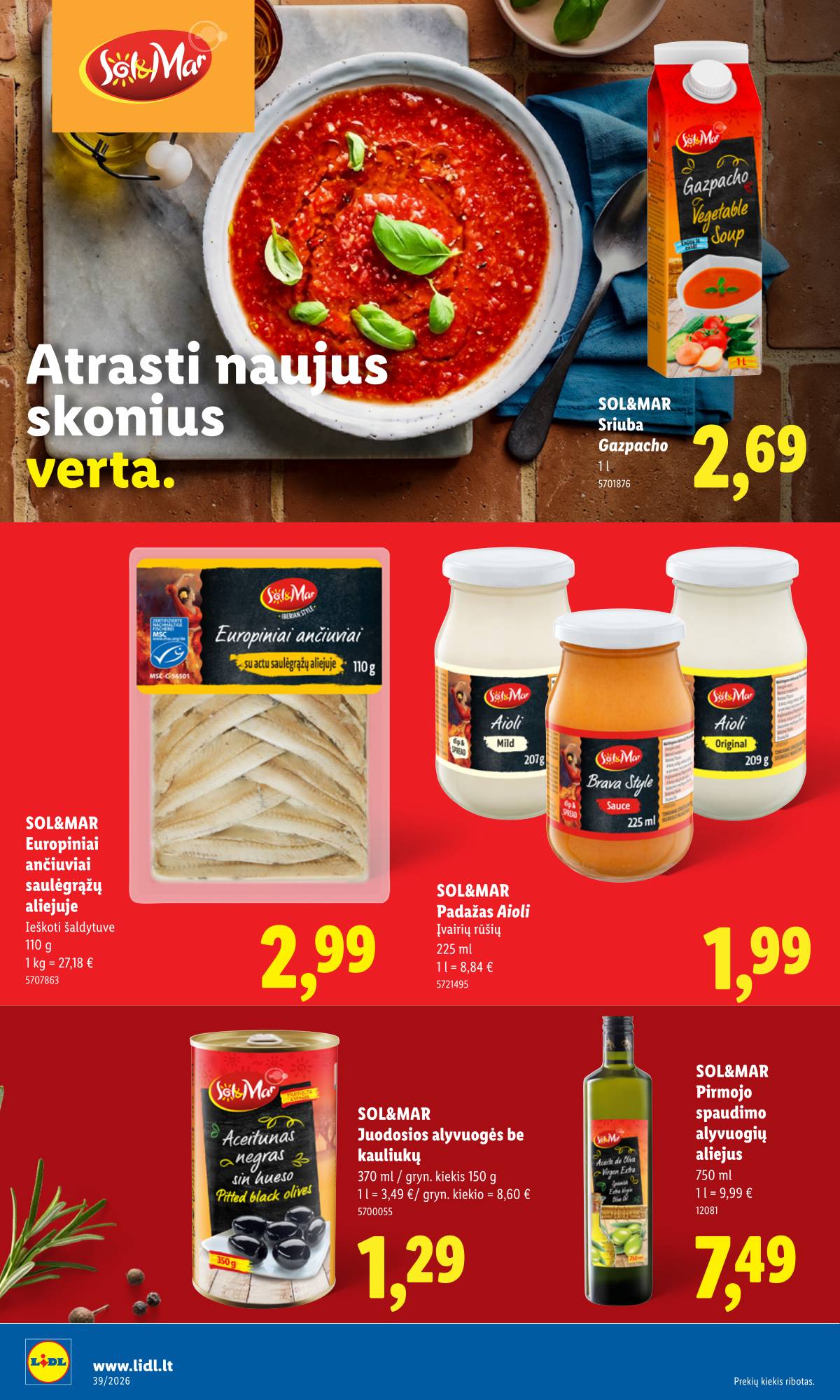 Lidl - LIDL SAVAITĖS Maisto prekių akcijų leidinys 22 puslapis