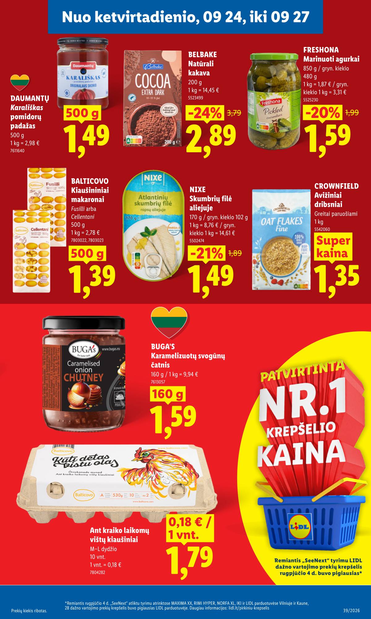 Lidl - LIDL SAVAITĖS Maisto prekių akcijų leidinys 25 puslapis