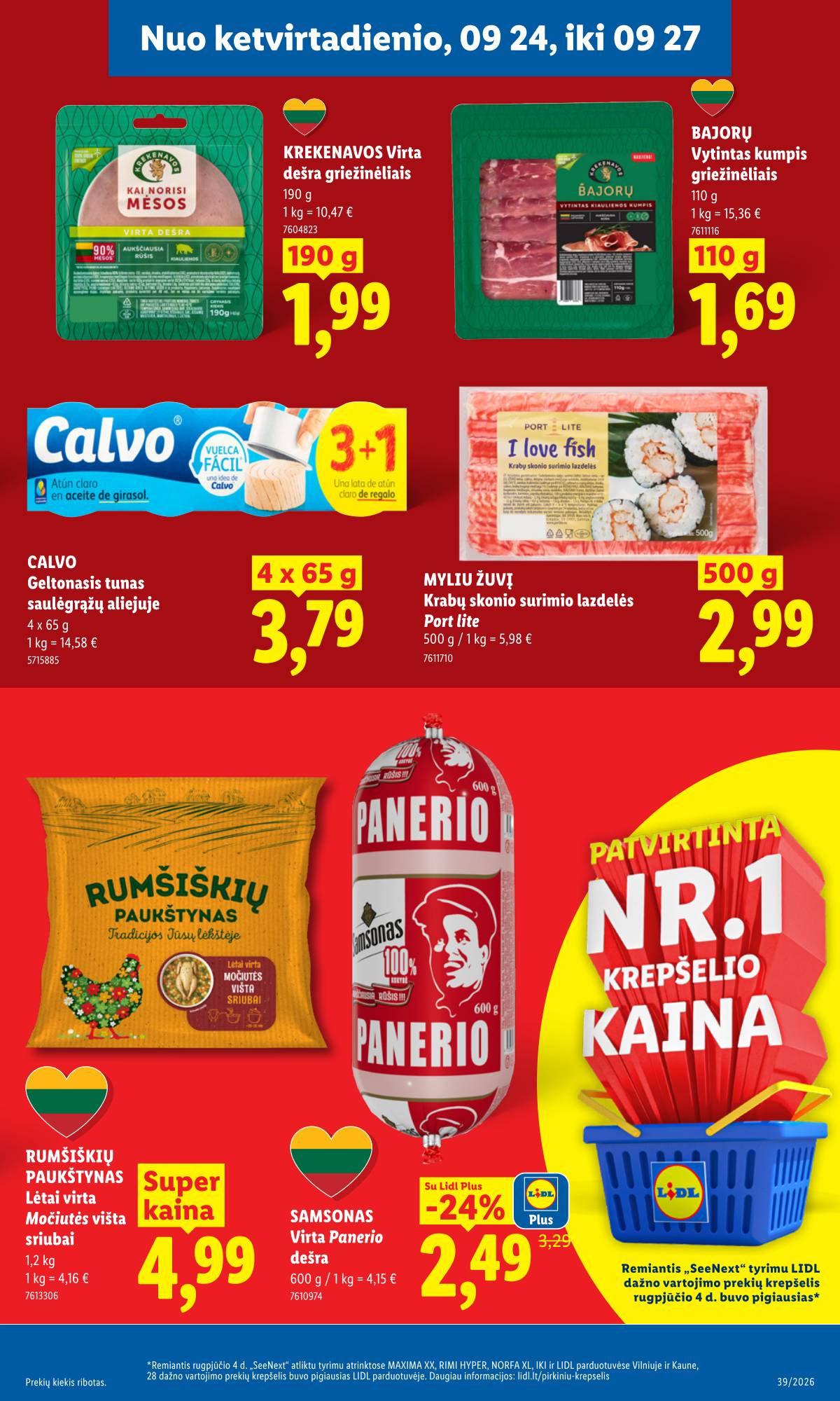 Lidl - LIDL SAVAITĖS Maisto prekių akcijų leidinys 27 puslapis