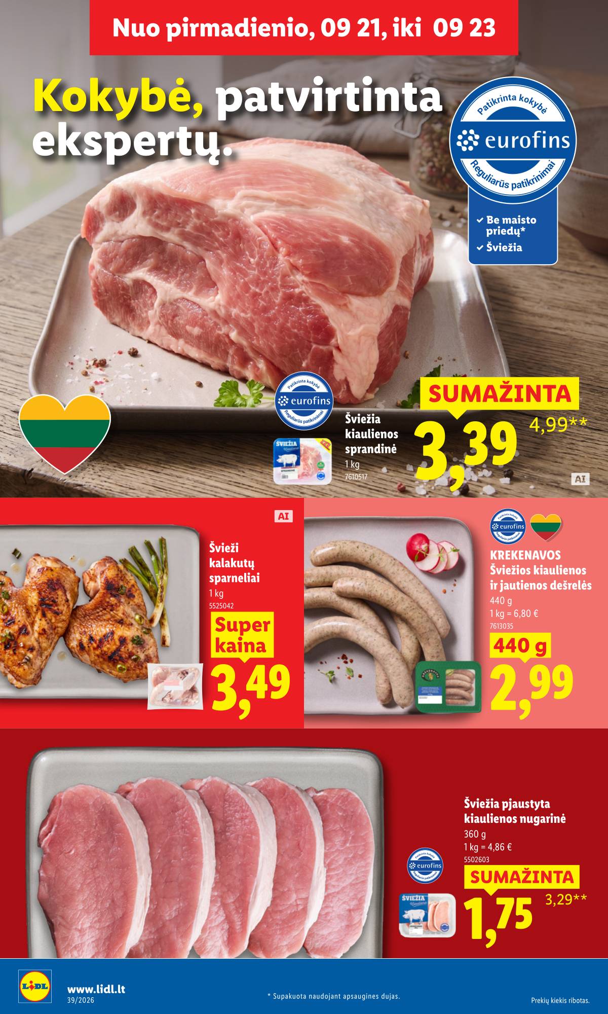 Lidl - LIDL SAVAITĖS Maisto prekių akcijų leidinys 4 puslapis