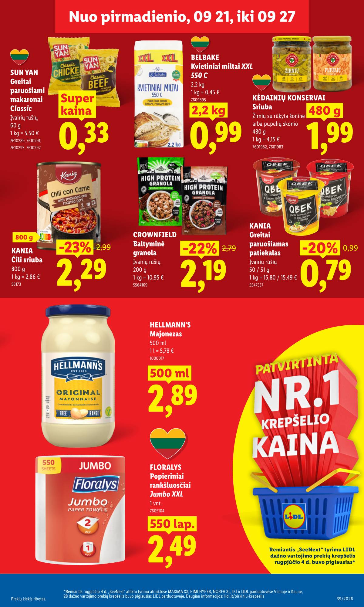 Lidl - LIDL SAVAITĖS Maisto prekių akcijų leidinys 7 puslapis