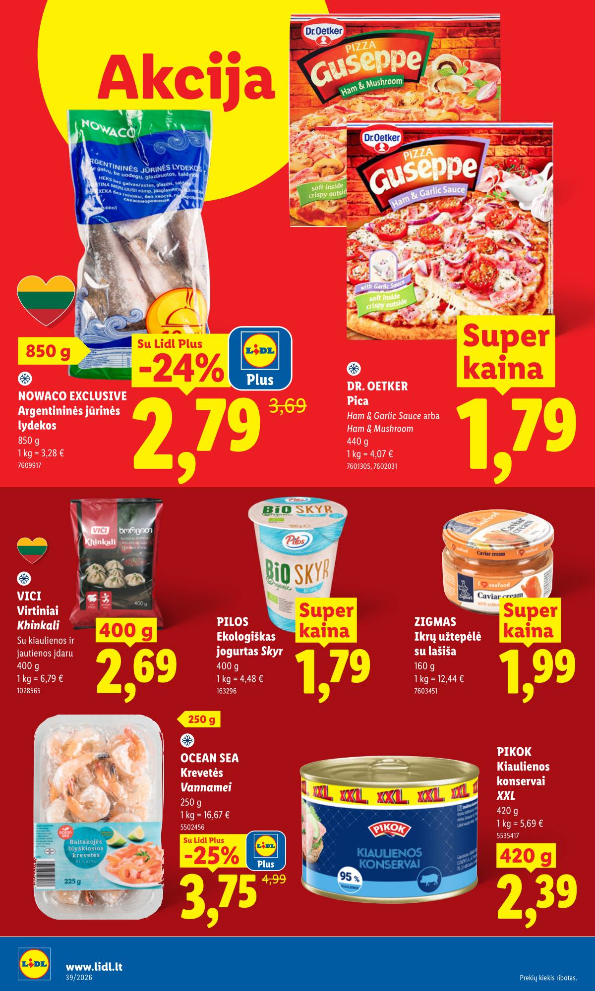 Lidl - LIDL SAVAITĖS Maisto prekių akcijų leidinys 8 puslapis