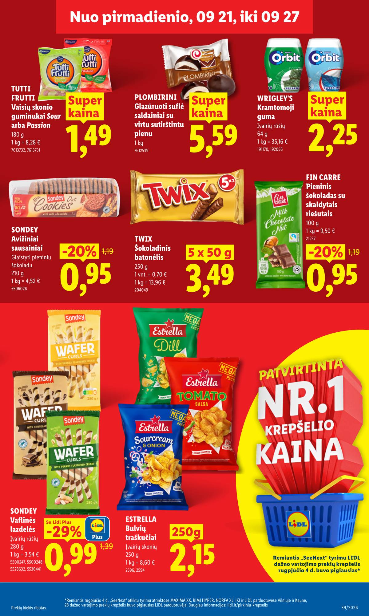 Lidl - LIDL SAVAITĖS Maisto prekių akcijų leidinys 9 puslapis