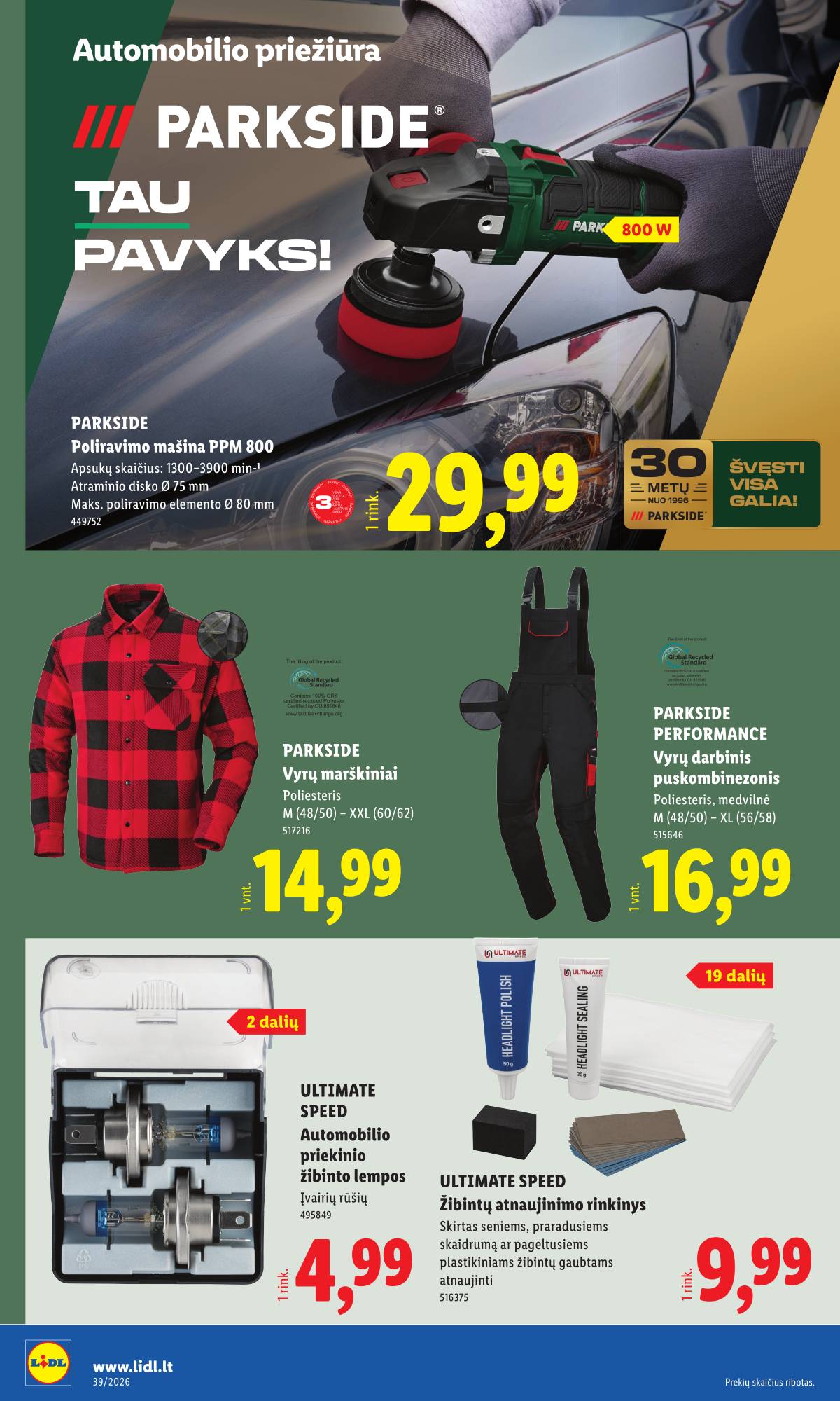 Lidl - LIDL Ne maisto prekių akcijų leidinys 14 puslapis