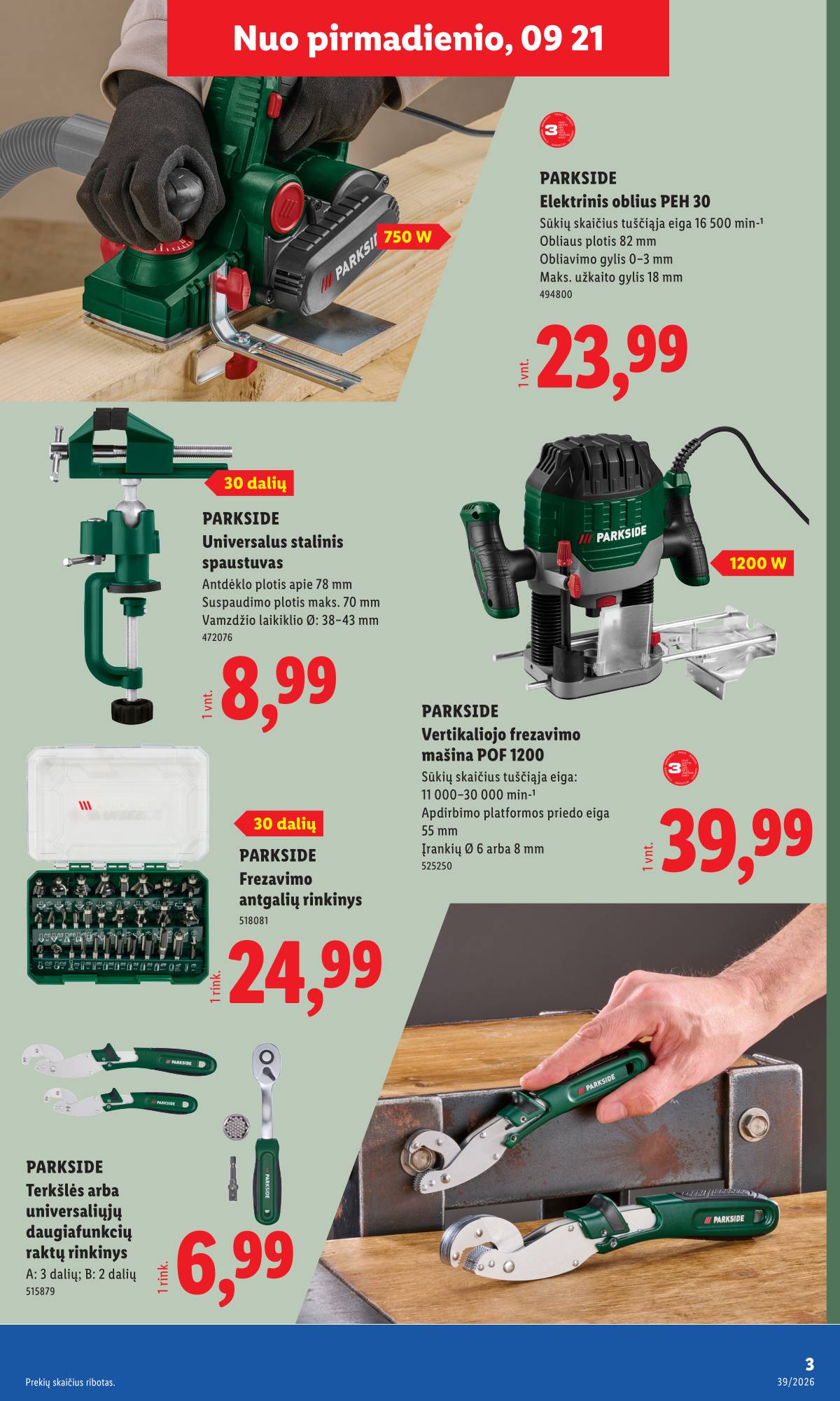 Lidl - LIDL Ne maisto prekių akcijų leidinys 3 puslapis