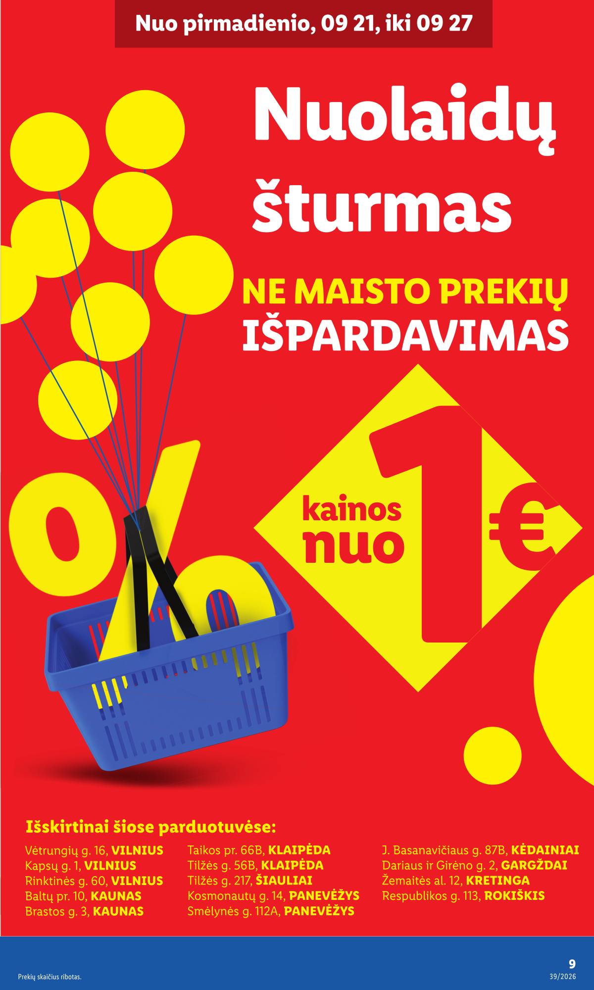 Lidl - LIDL Ne maisto prekių akcijų leidinys 9 puslapis