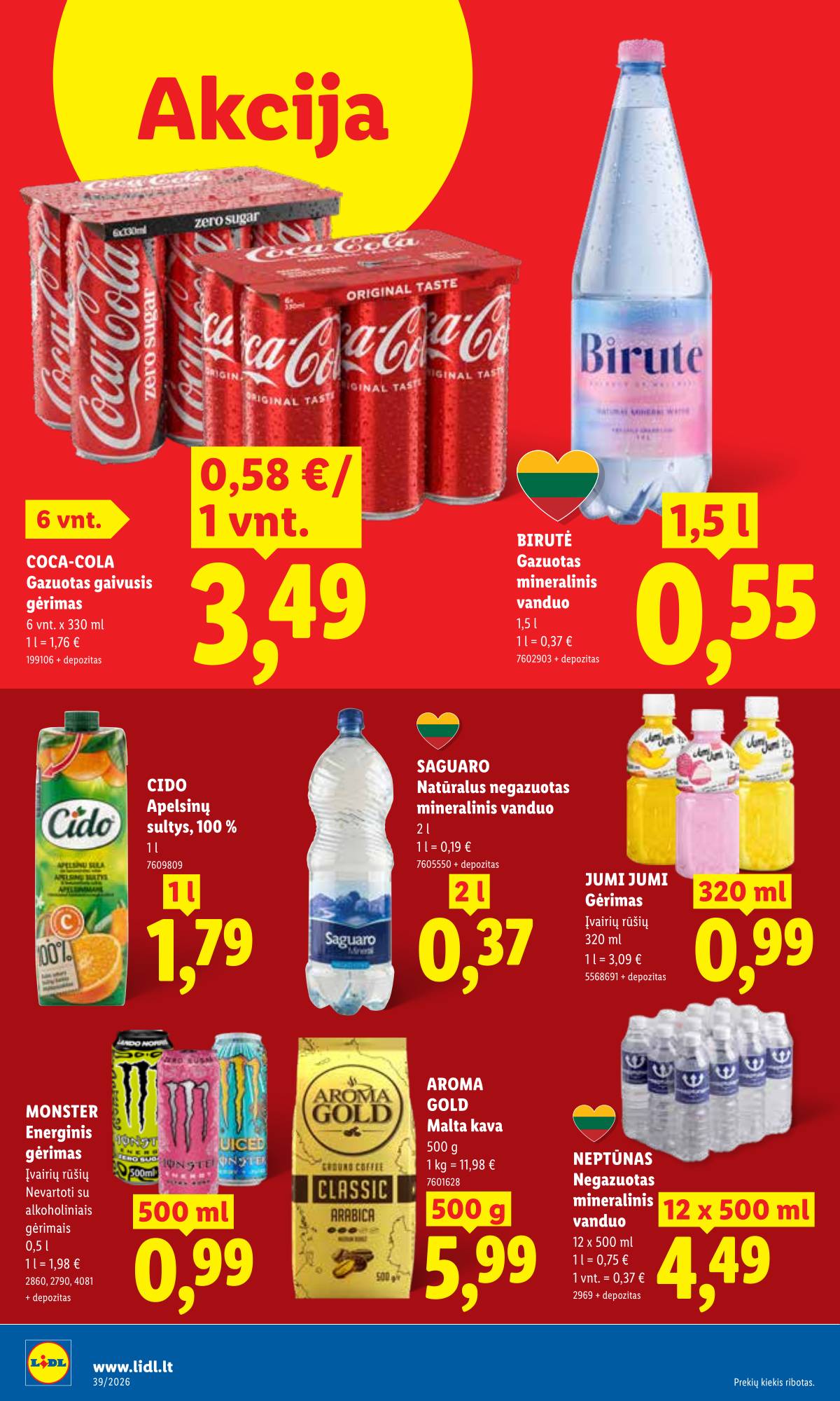 Lidl - LIDL SAVAITĖS Maisto prekių akcijų leidinys 12 puslapis