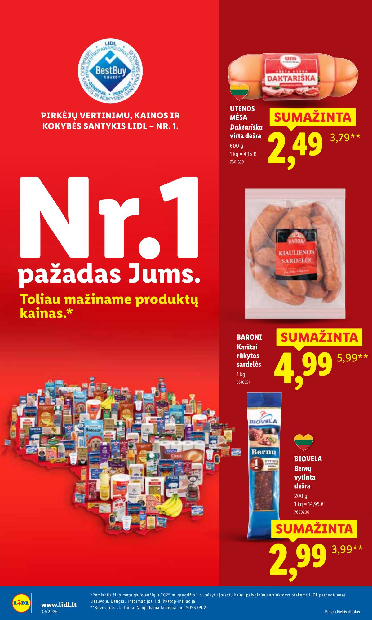 Lidl - LIDL SAVAITĖS Maisto prekių akcijų leidinys 14 puslapis