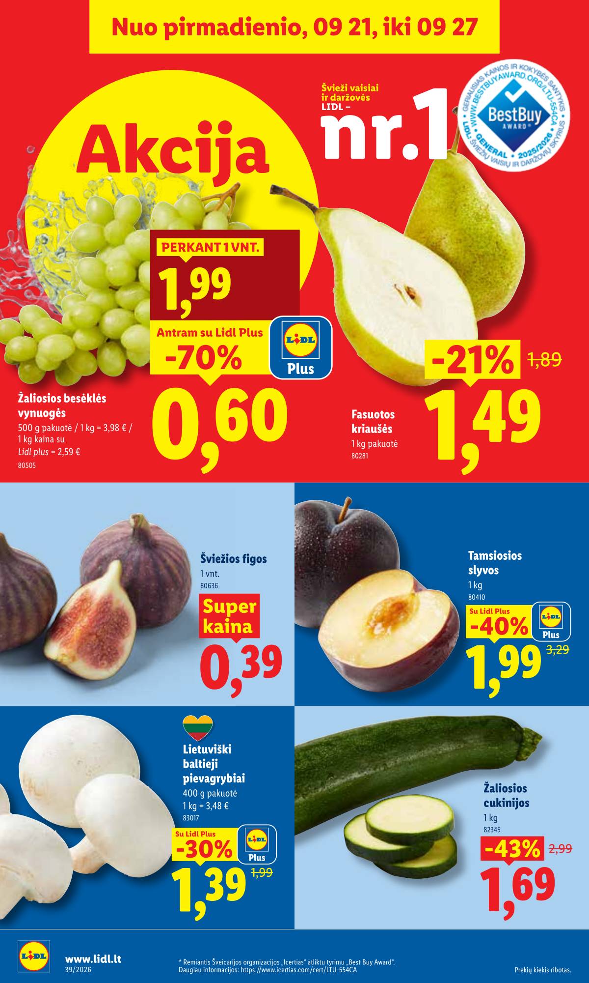 Lidl - LIDL SAVAITĖS Maisto prekių akcijų leidinys 2 puslapis