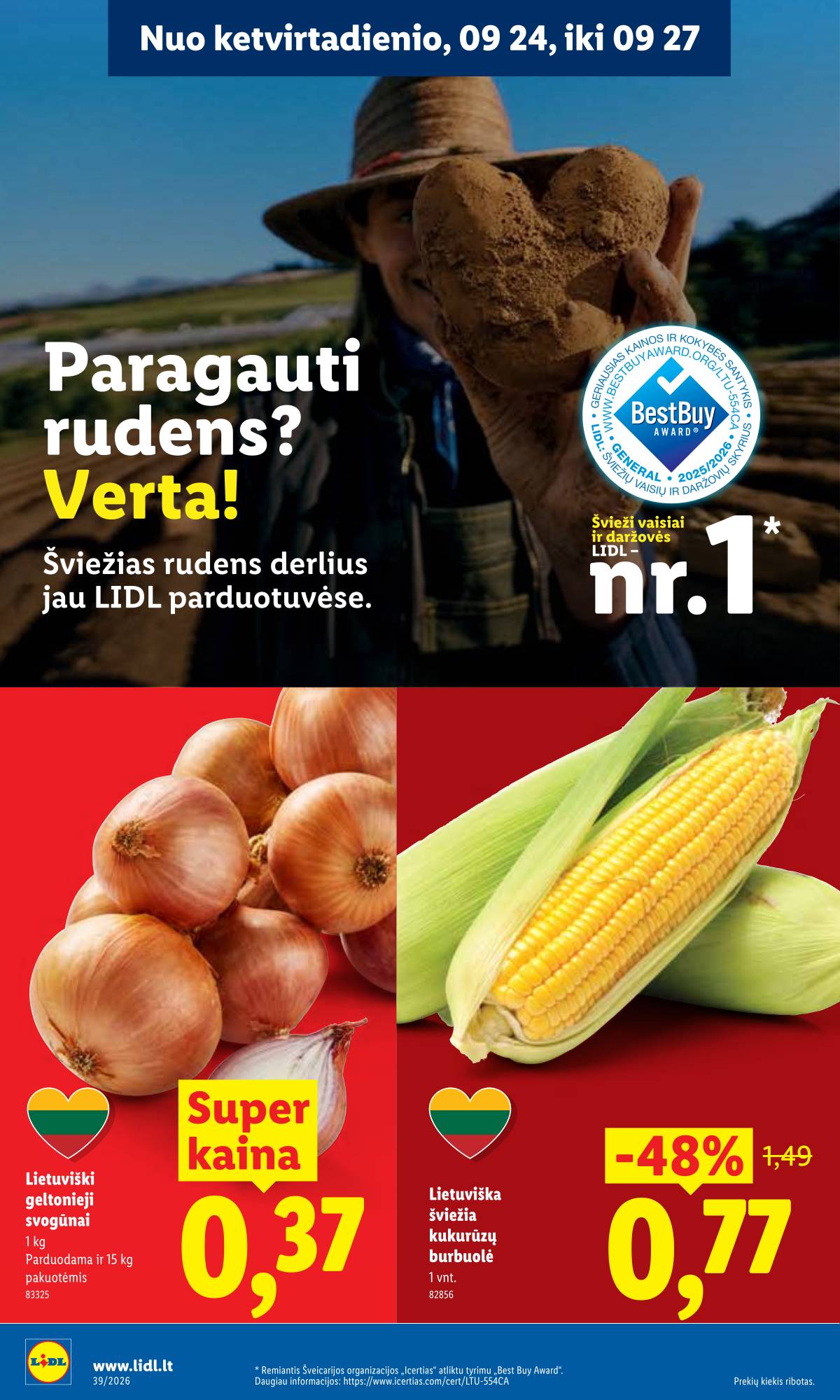 Lidl - LIDL SAVAITĖS Maisto prekių akcijų leidinys 34 puslapis