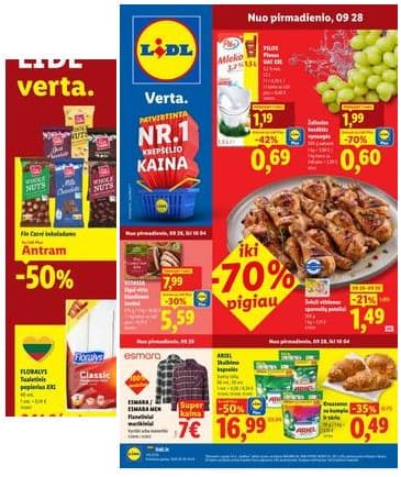 Lidl - LIDL SAVAITĖS Maisto prekių akcijų leidinys 2026-09-28 – 2026-10-04