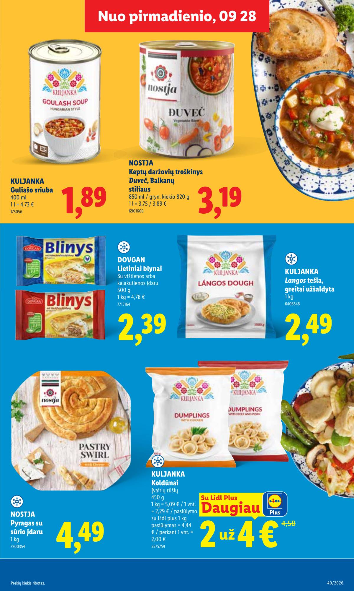 Lidl - LIDL SAVAITĖS Maisto prekių akcijų leidinys 23 puslapis